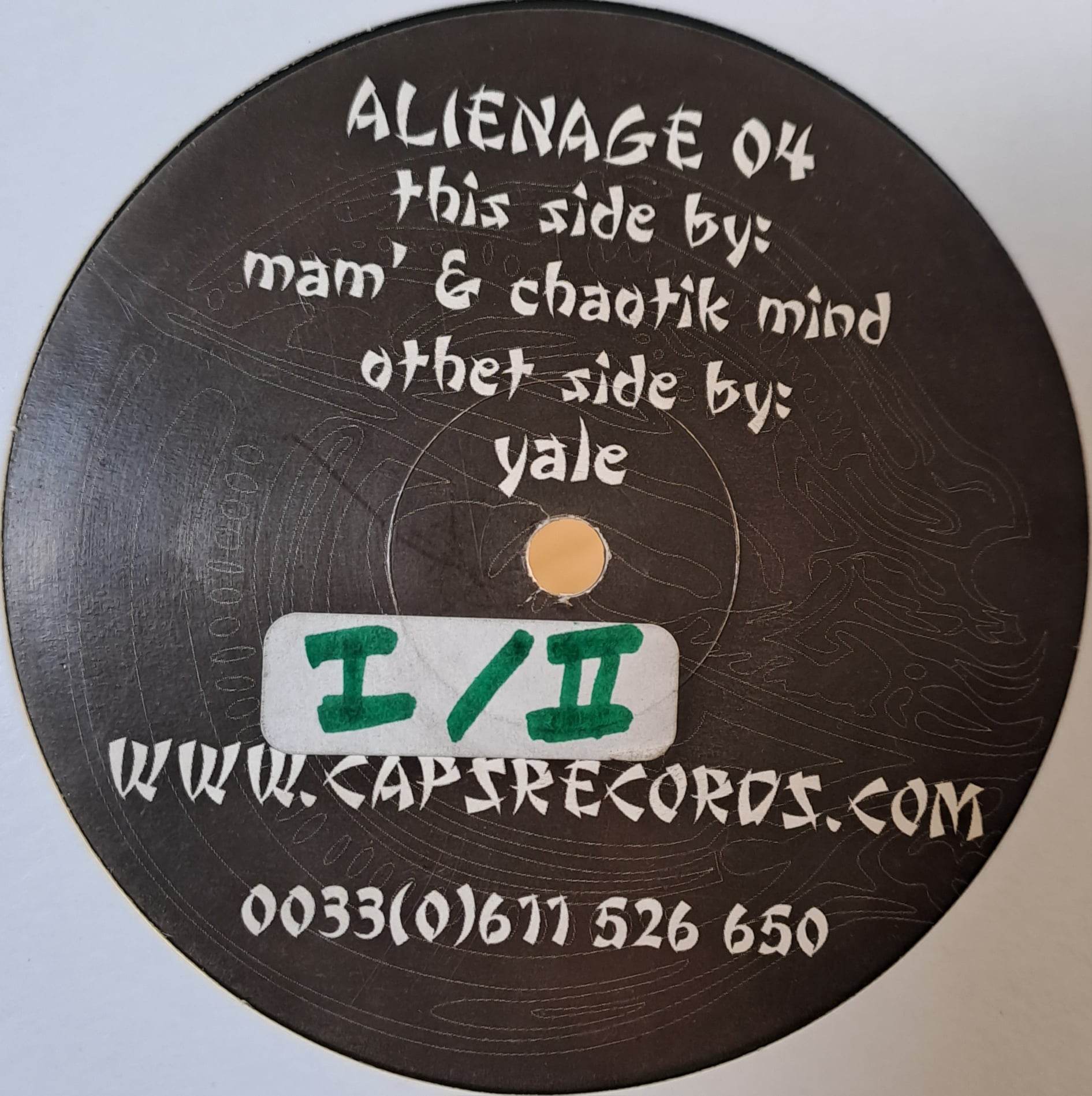 1) Alienage 04 - vinyle freetekno