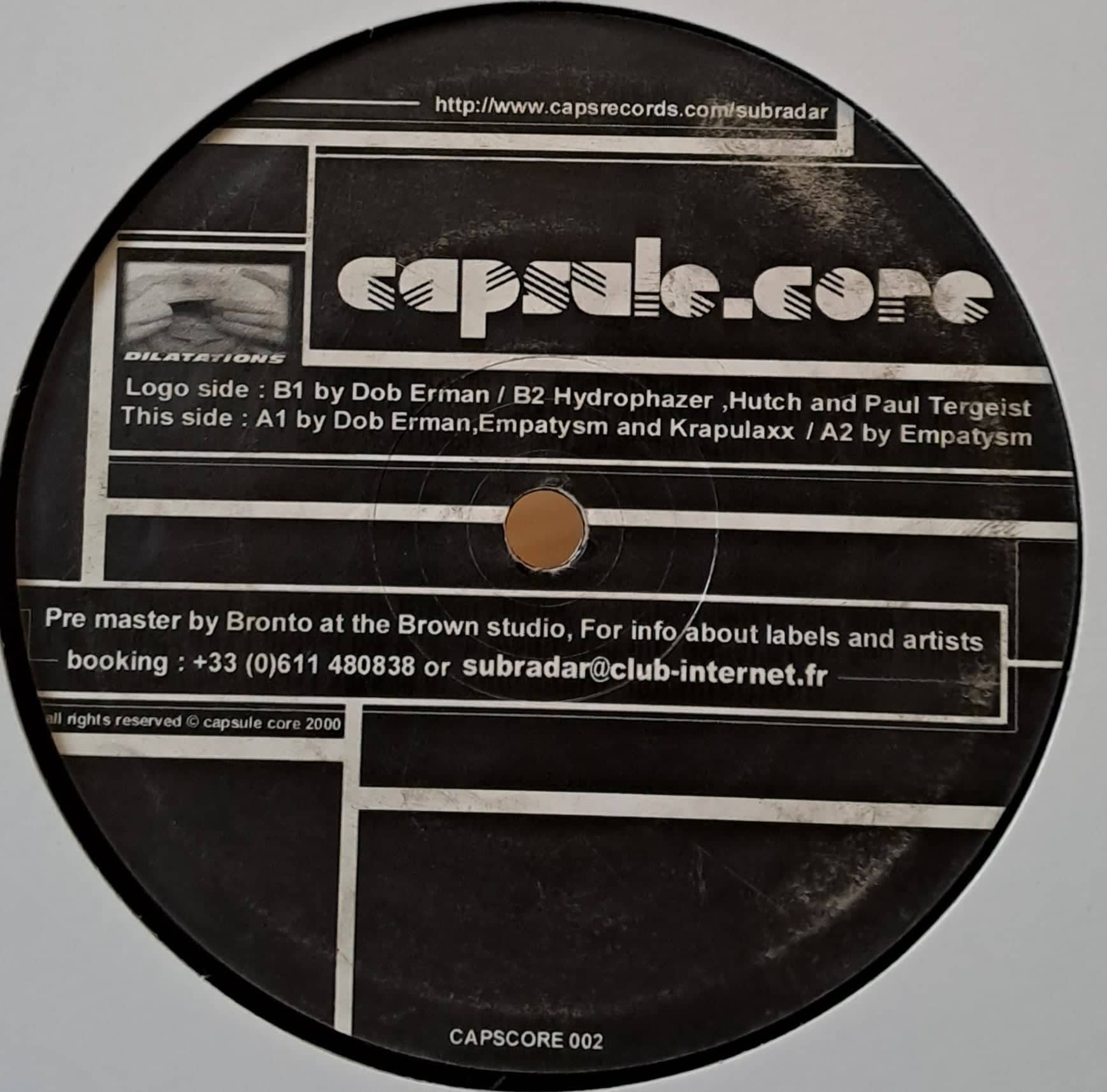 1) Capsule Core 02 - vinyle hardcore