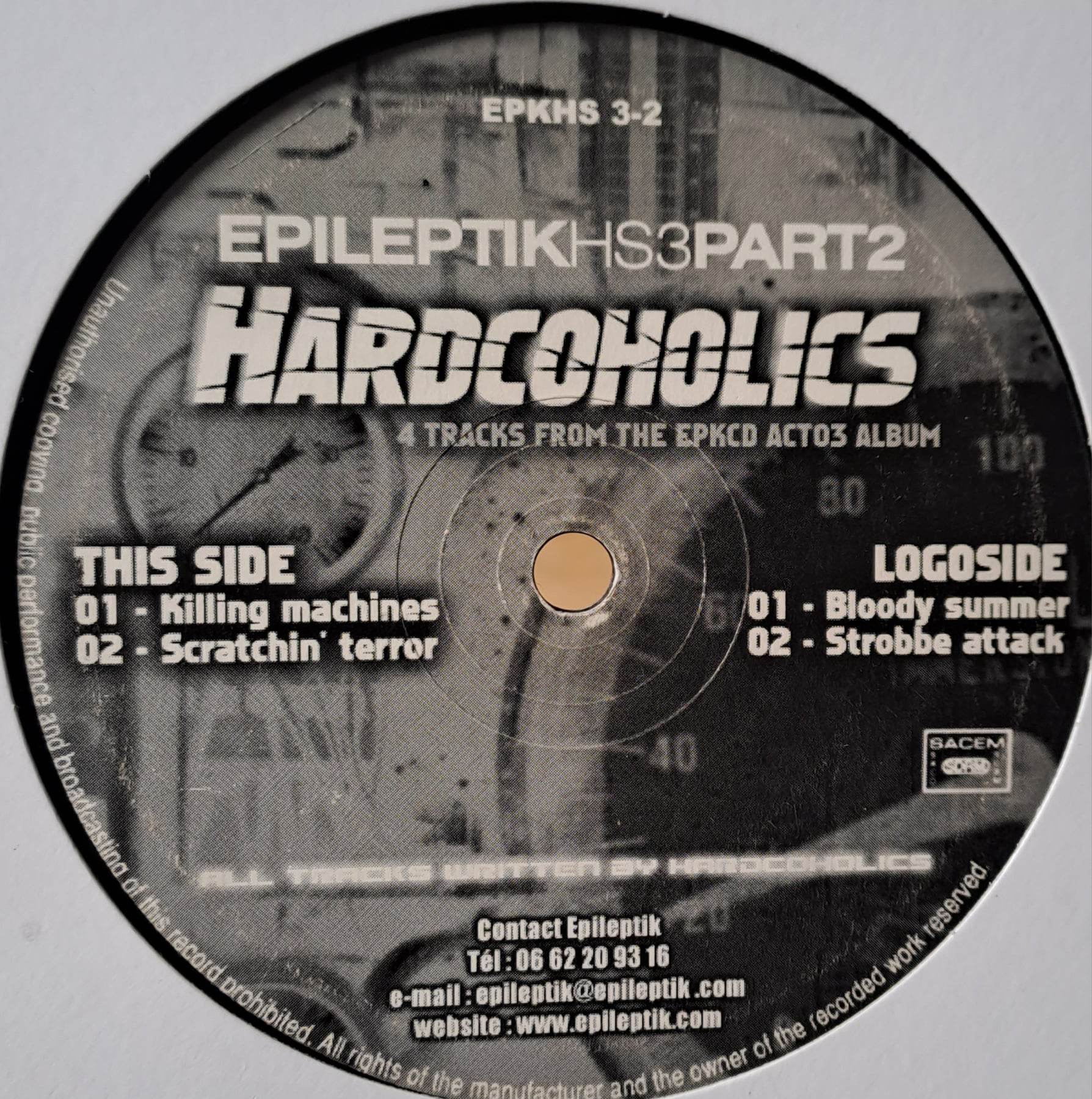 1) Epileptik Productions HS 3-2 - vinyle hardcore