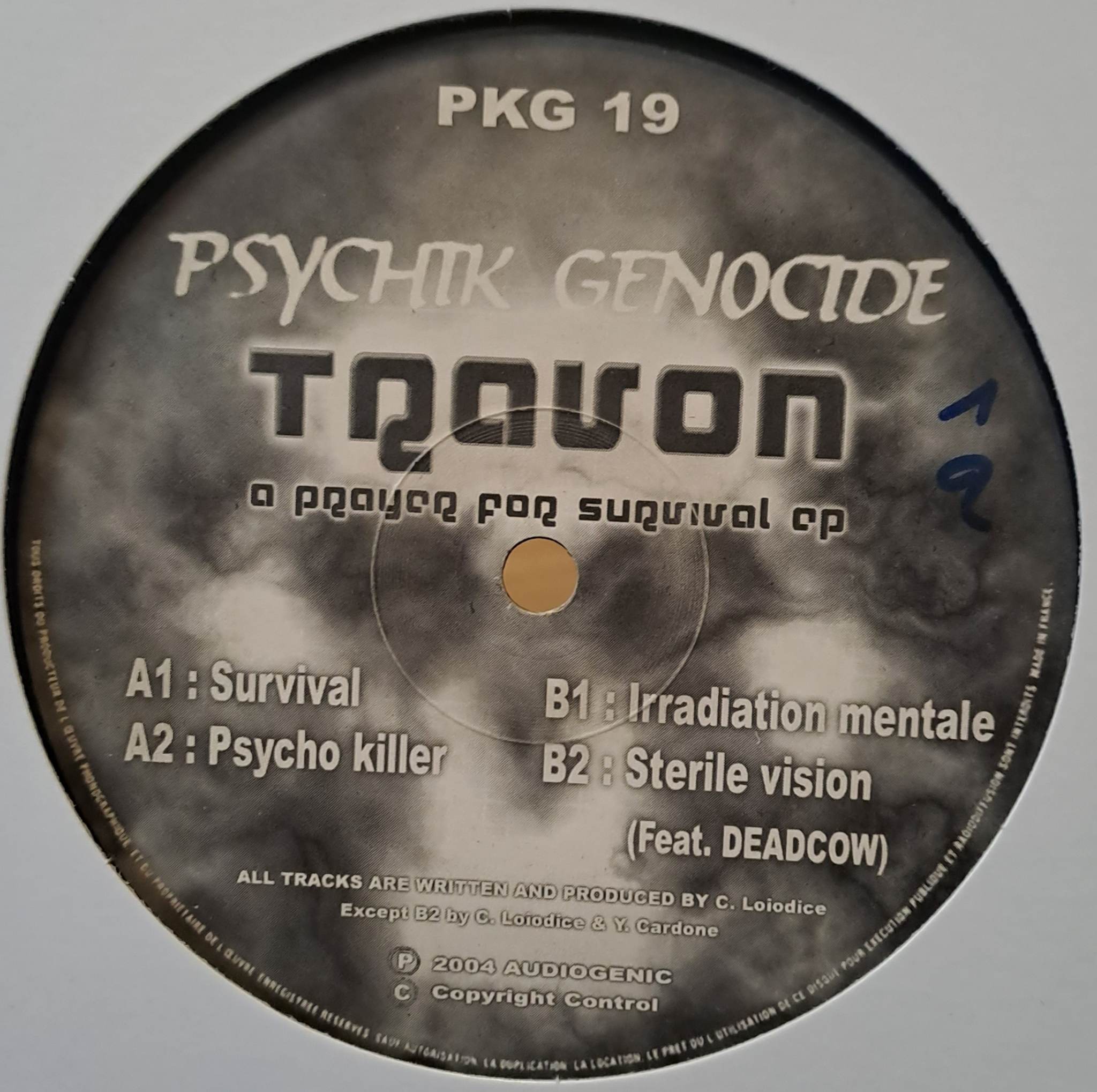 1) Psychik Genocide 19 - vinyle hardcore