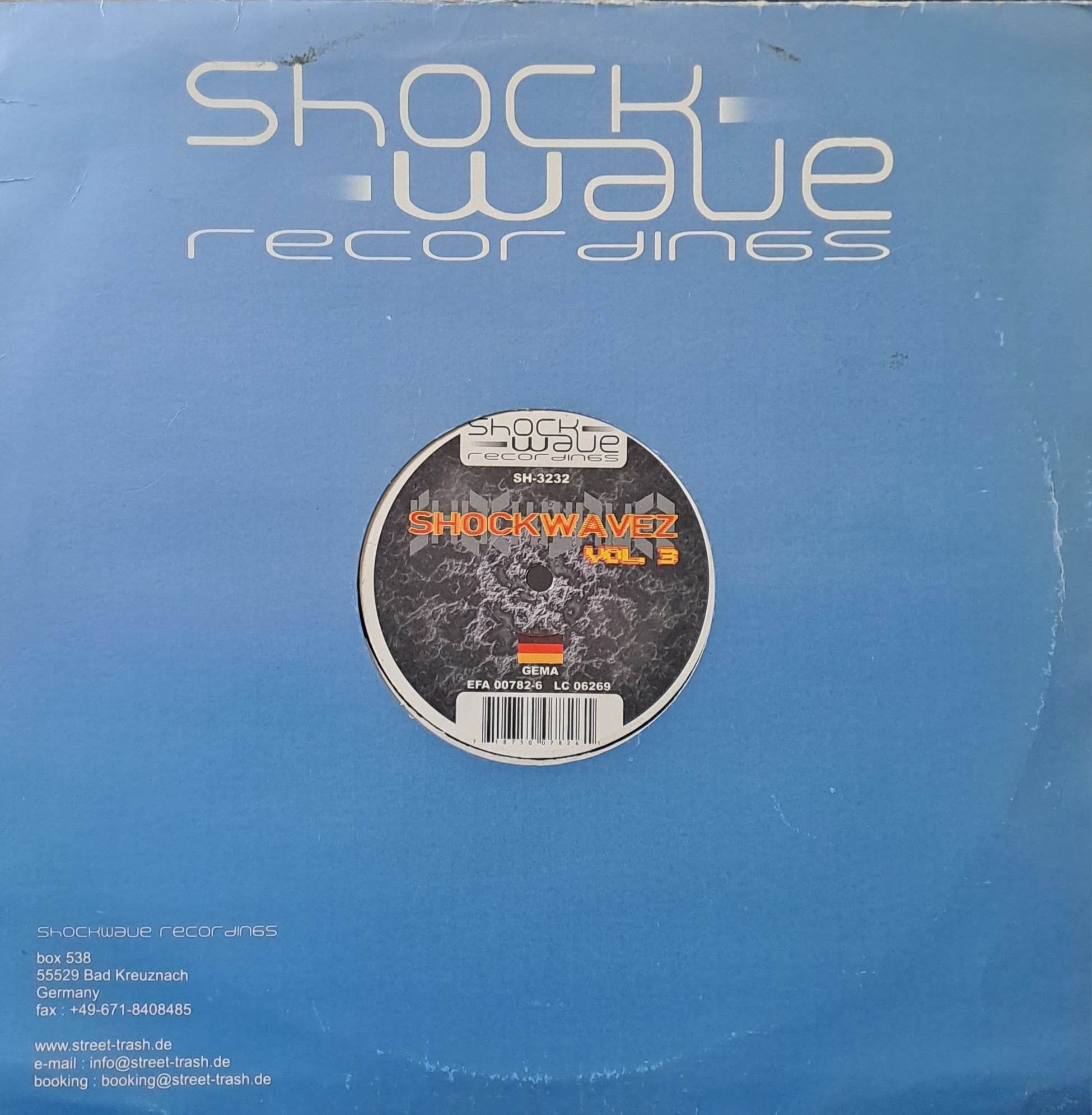 1) Shockwave Recordings 3232 - vinyle hardcore