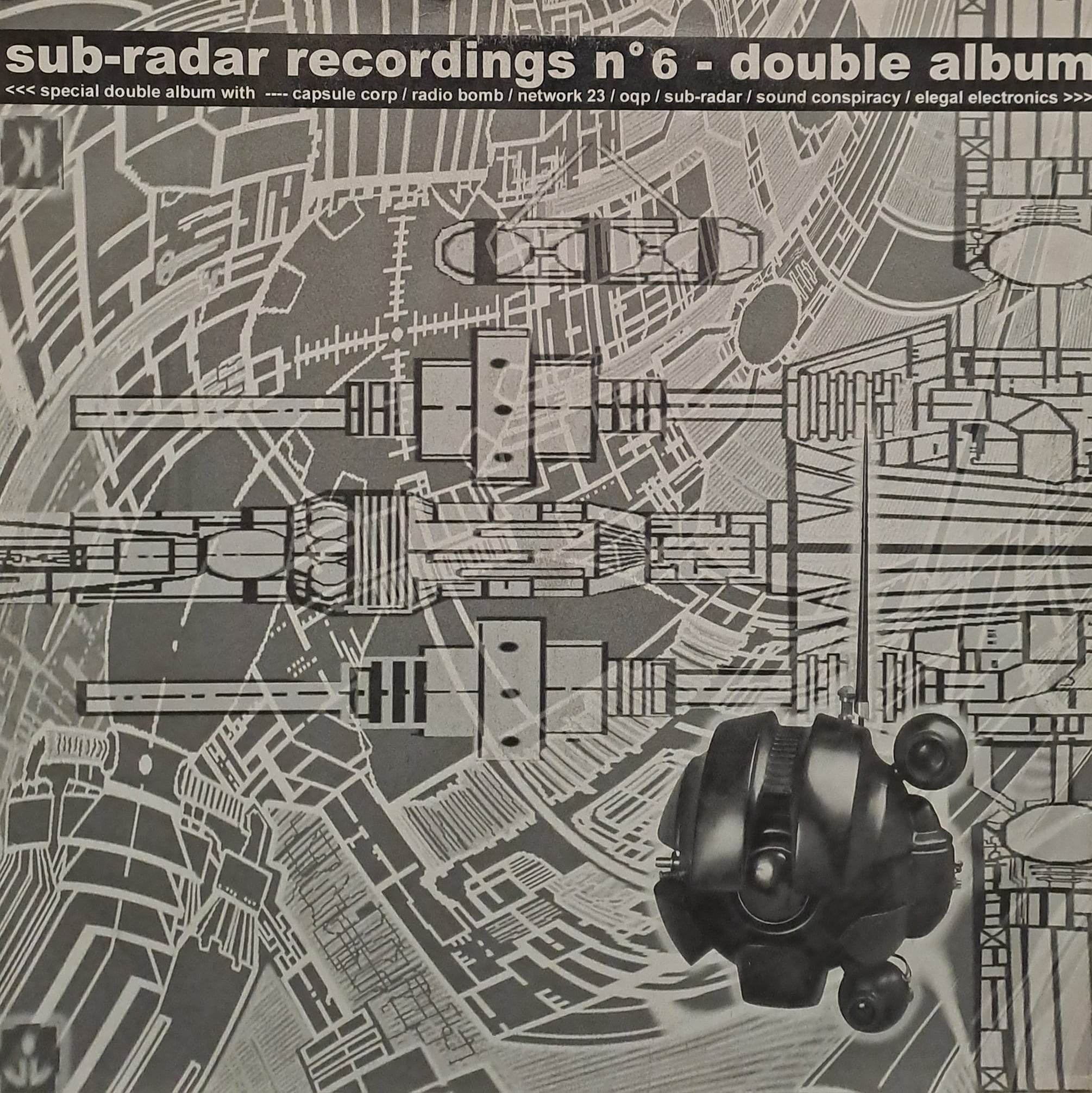 1) Sub-Radar 06 (double album) - vinyle freetekno