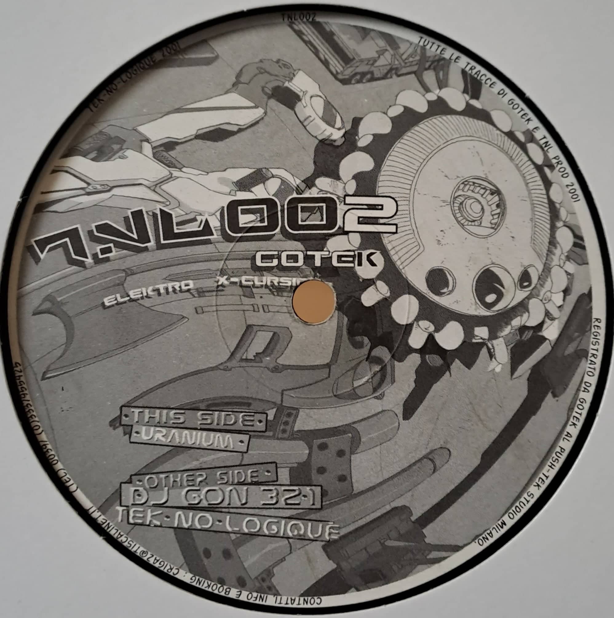 1) Tek No Logique 02 - vinyle freetekno