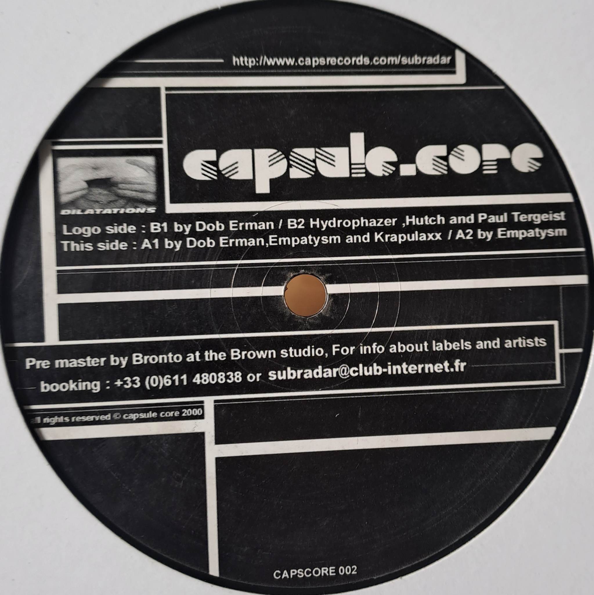 Capsule Core 02 - vinyle hardcore