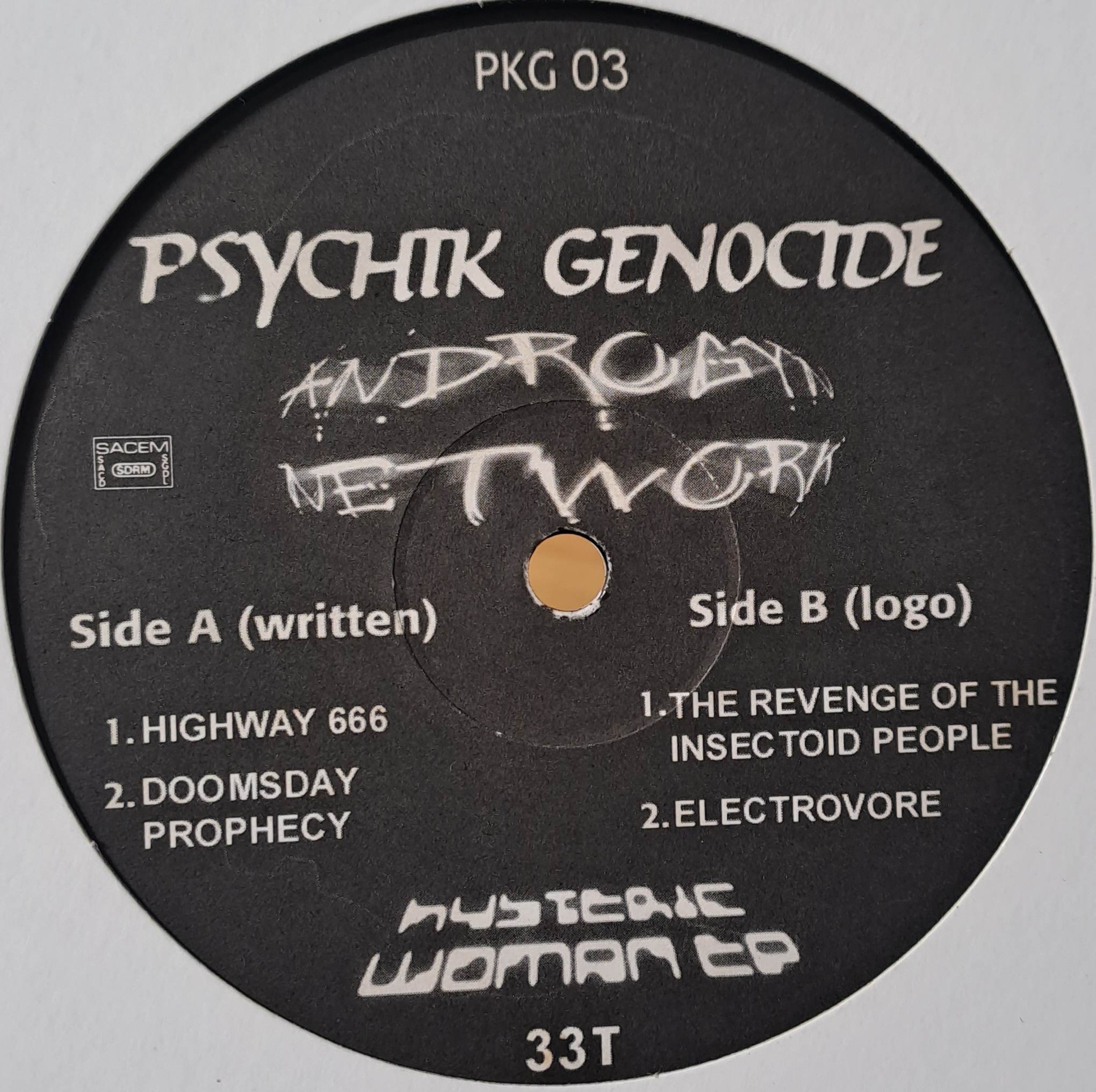 2) Psychik Genocide 03 - vinyle hardcore