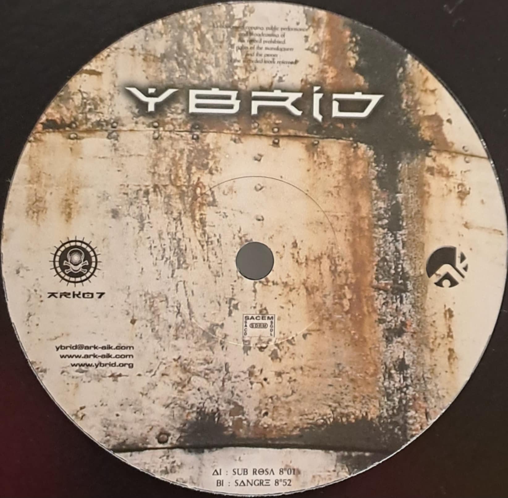 Ark-Aïk 007 - vinyle doomcore