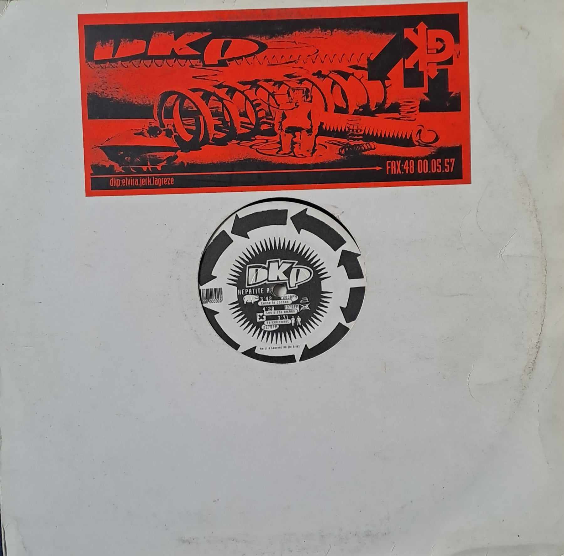 DKP 01 - vinyle hardcore