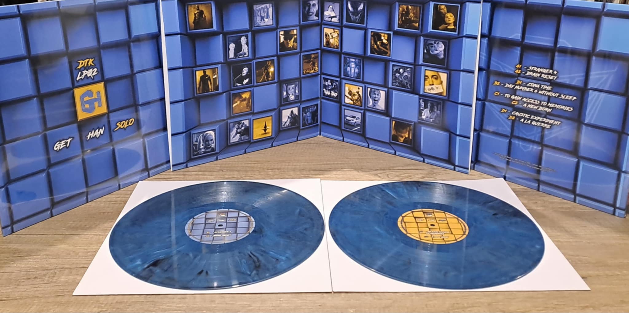 Dtraké LP 02 (bleu) - vinyle hardcore