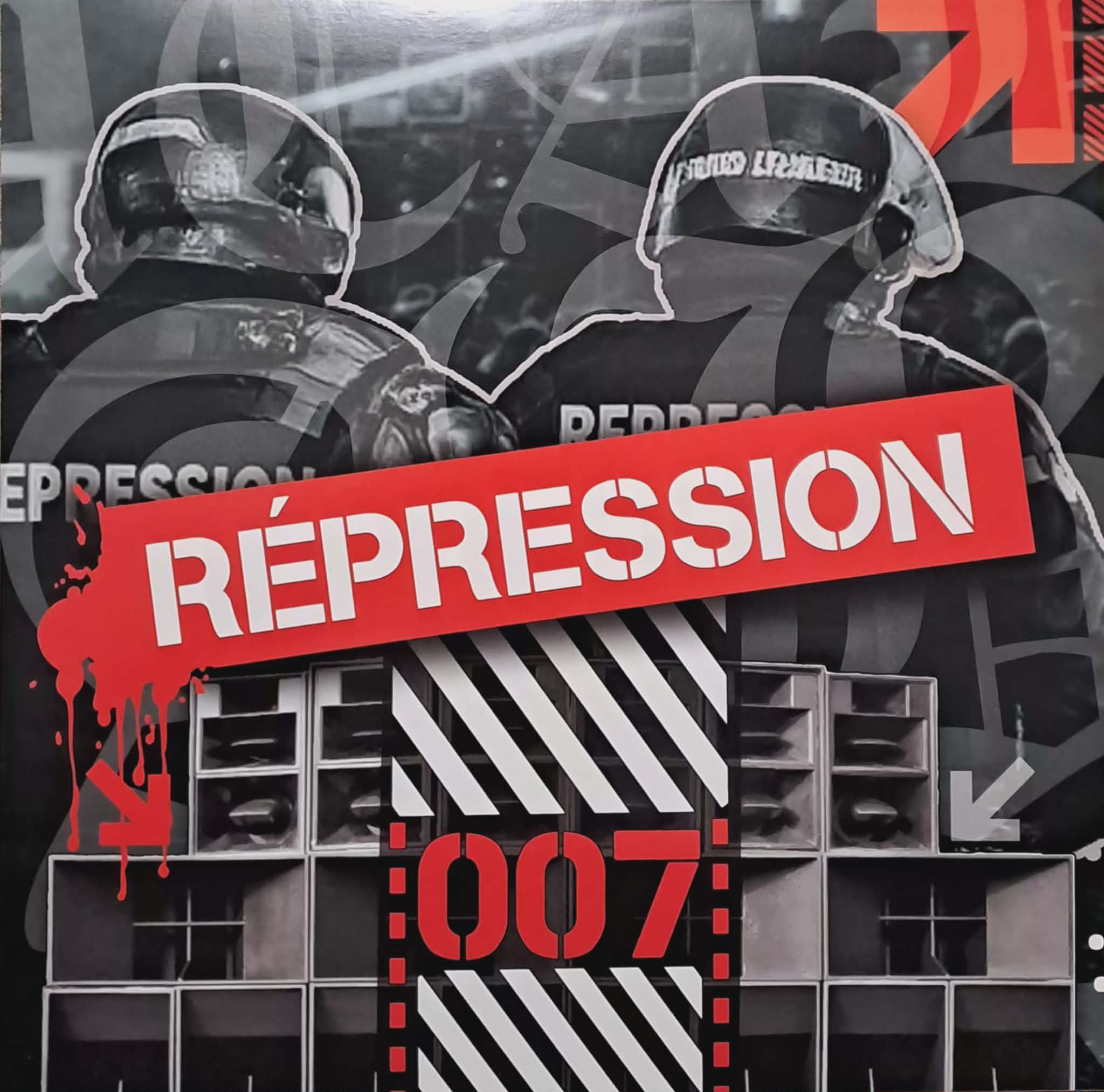 Répression 007 Black - vinyle hardcore