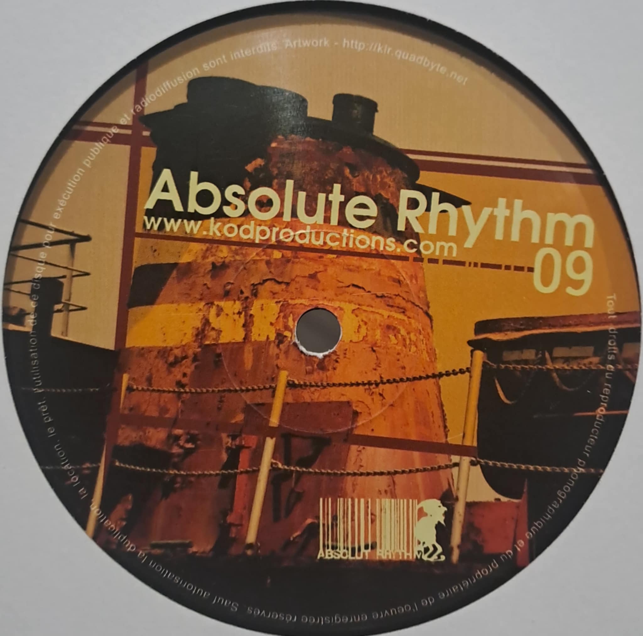 Absolute Rhythm 09 - vinyle freetekno