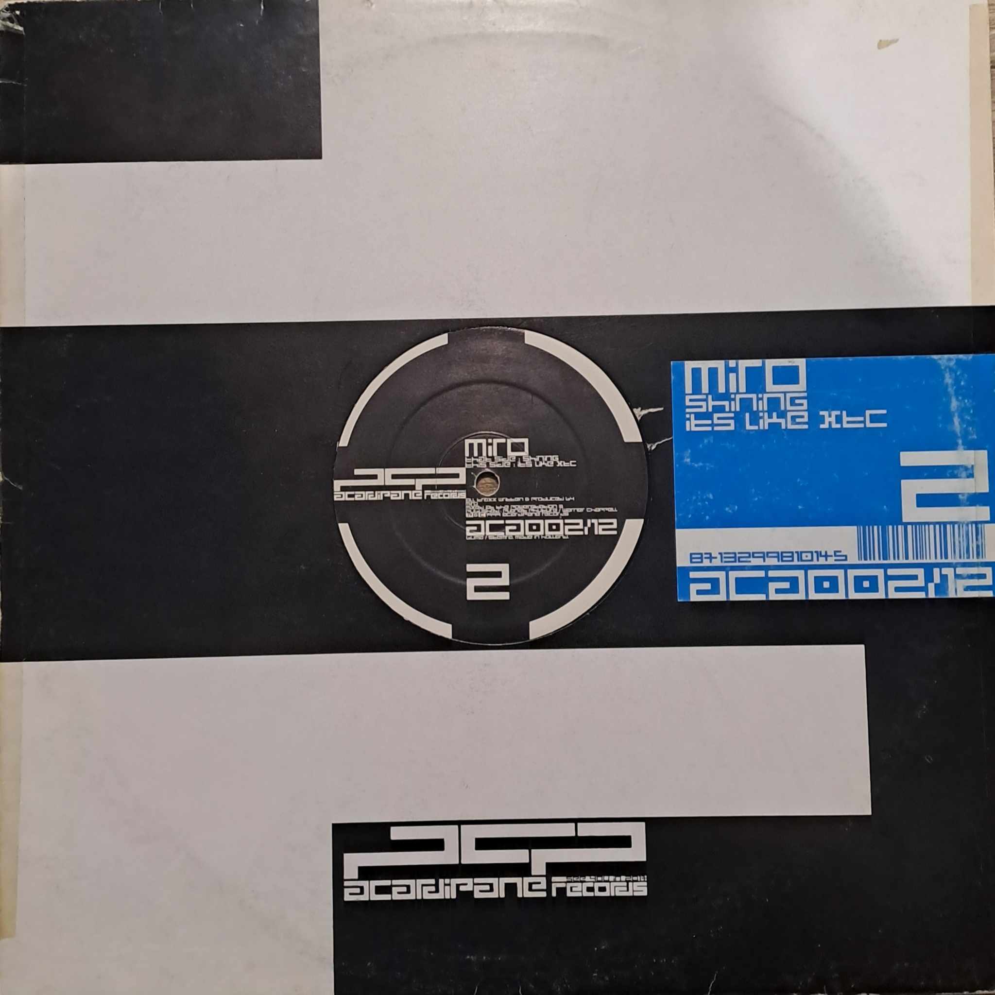 Acardipane Records 002 12 - vinyle hardcore
