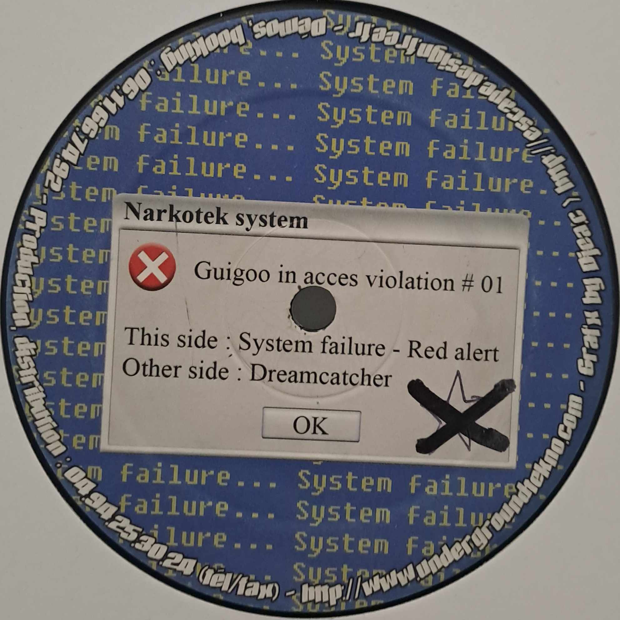 Access Violation 01 - vinyle freetekno