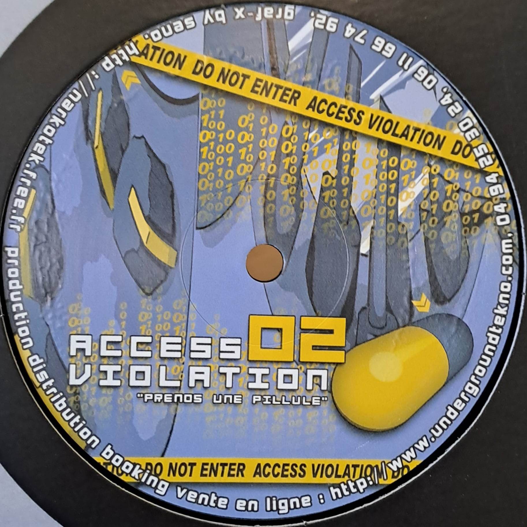 Access Violation 02 RP - vinyle freetekno