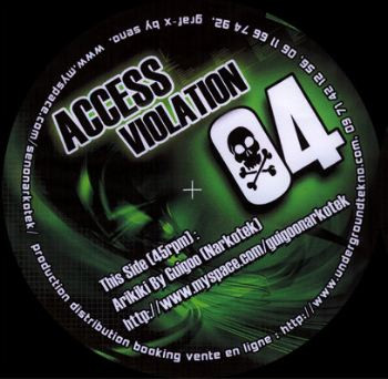 Access Violation 04 RP - vinyle freetekno