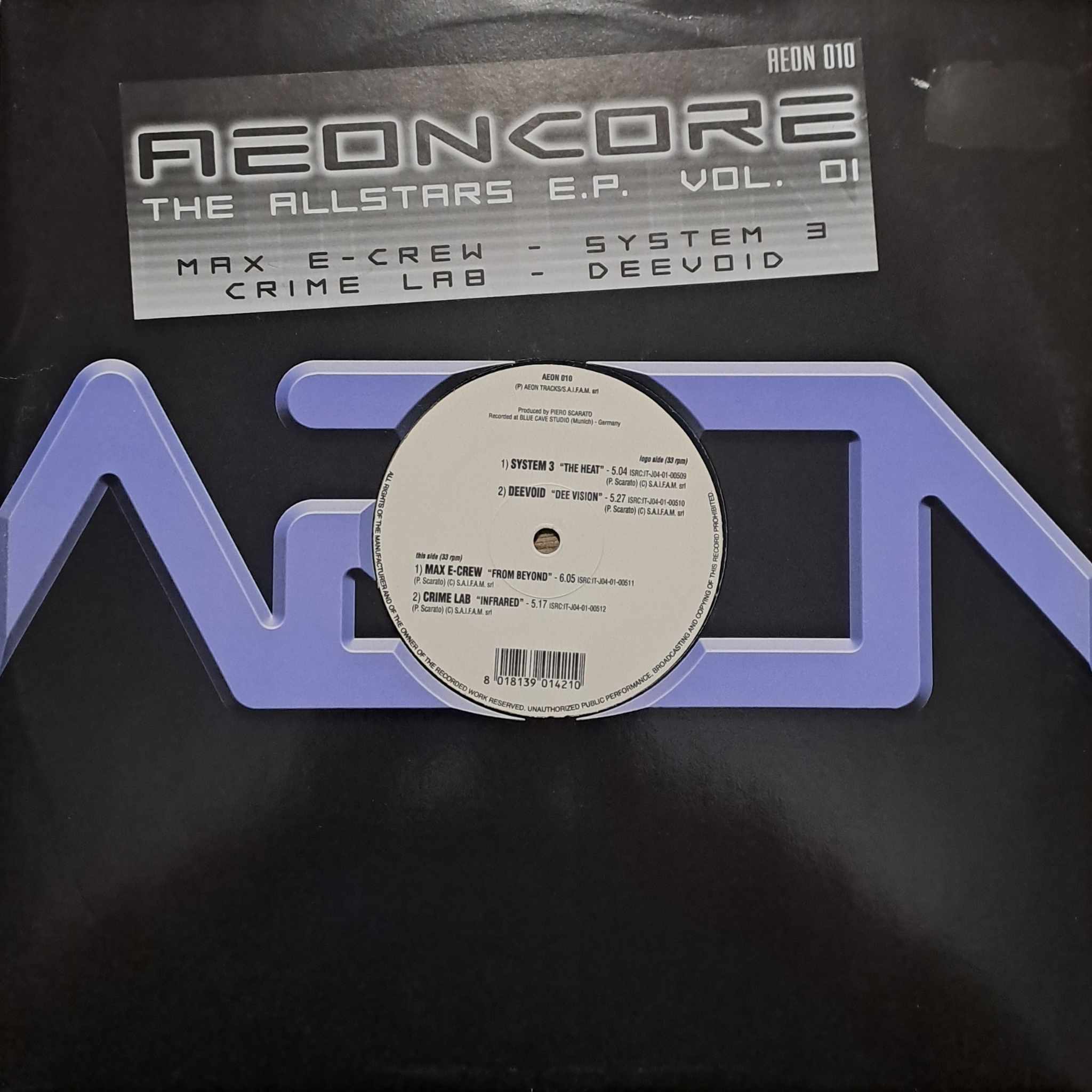 Aeon Tracks 010 - vinyle gabber