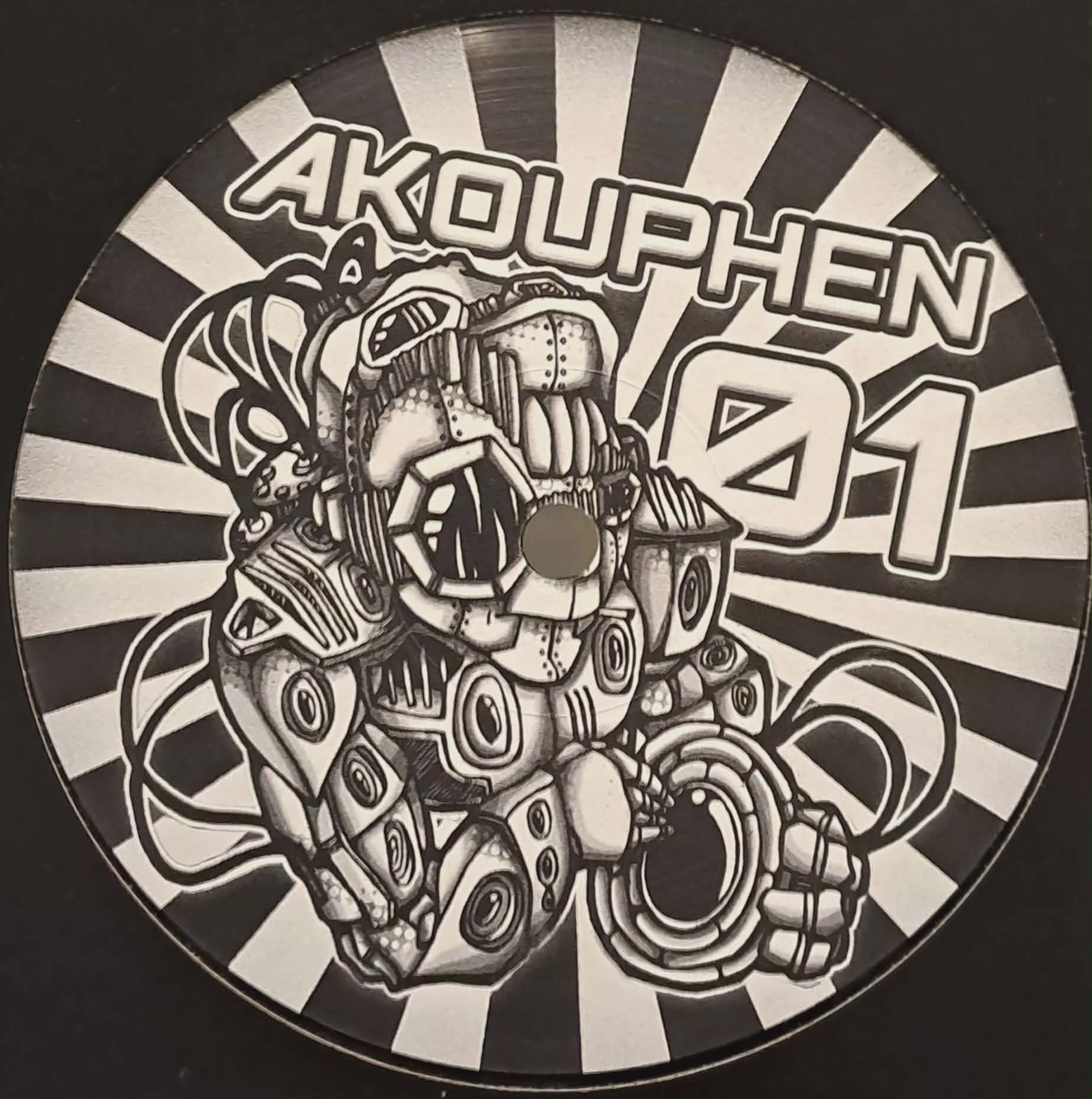 Akouphen 01 Black - vinyle hardcore