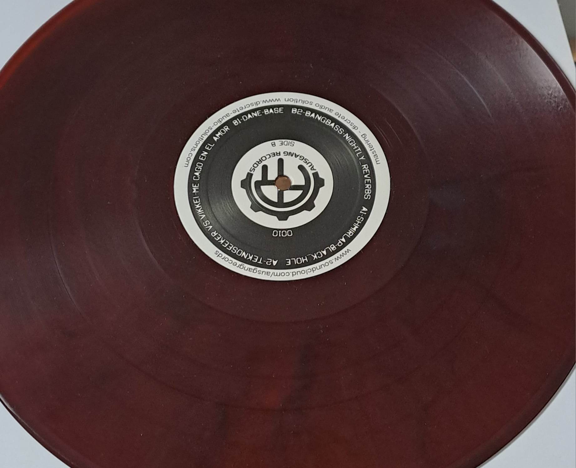 Ausgang 0010 (Marbré Rouge Foncé) - vinyle acidcore