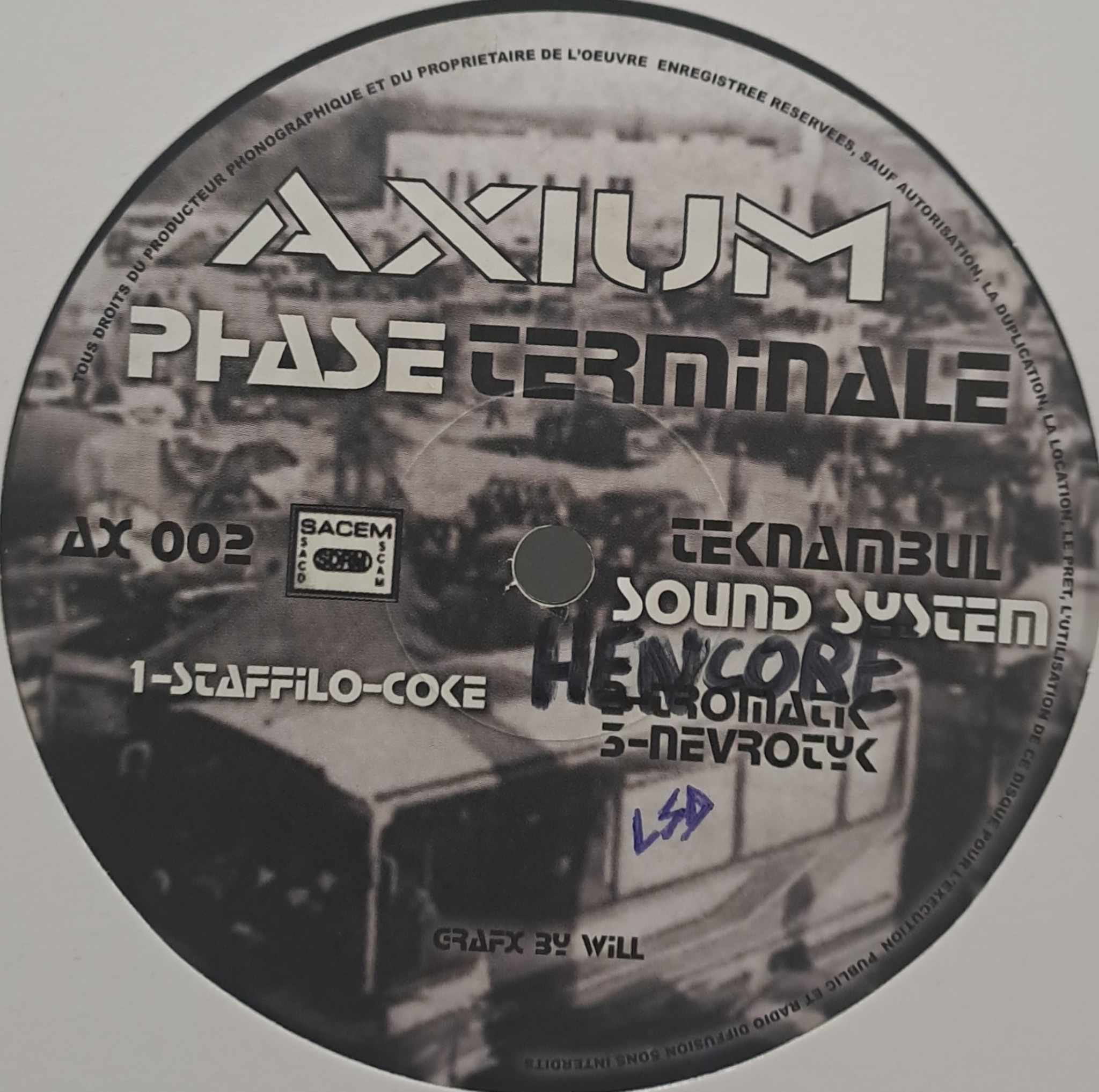 Axium 02 - vinyle freetekno