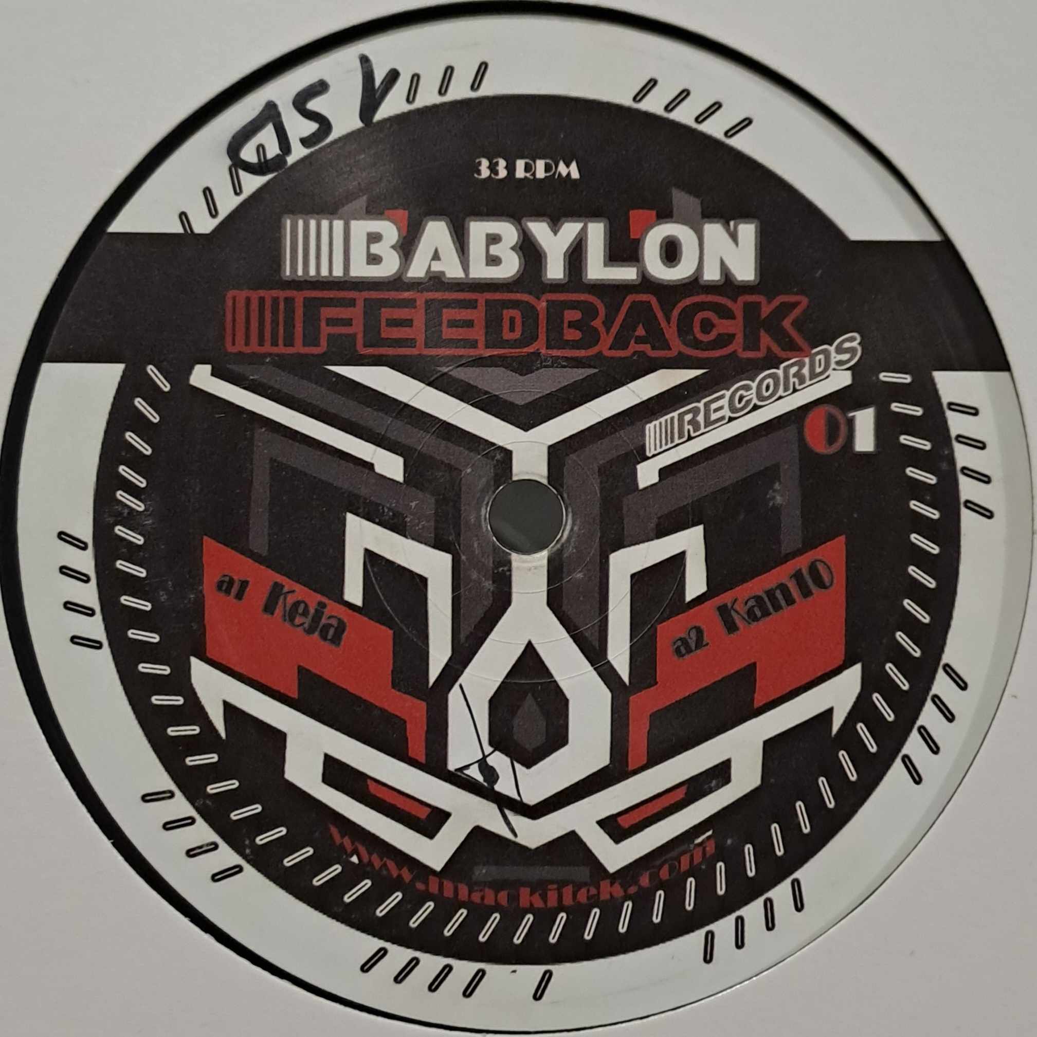 Babylon Feedback 01 - vinyle freetekno