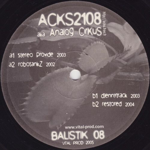 Balistik 008 - vinyle freetekno