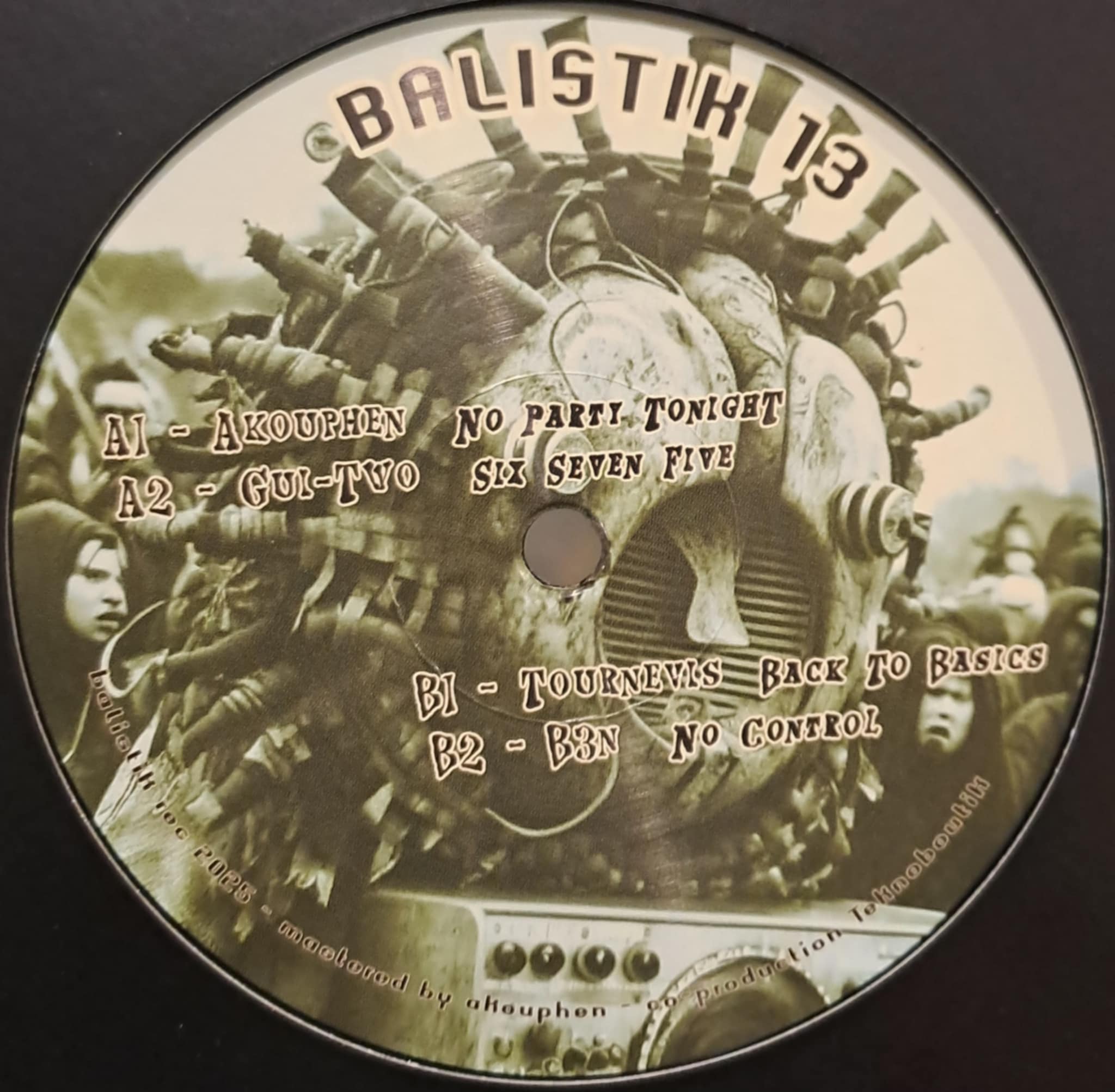 Balistik 13 - vinyle freetekno