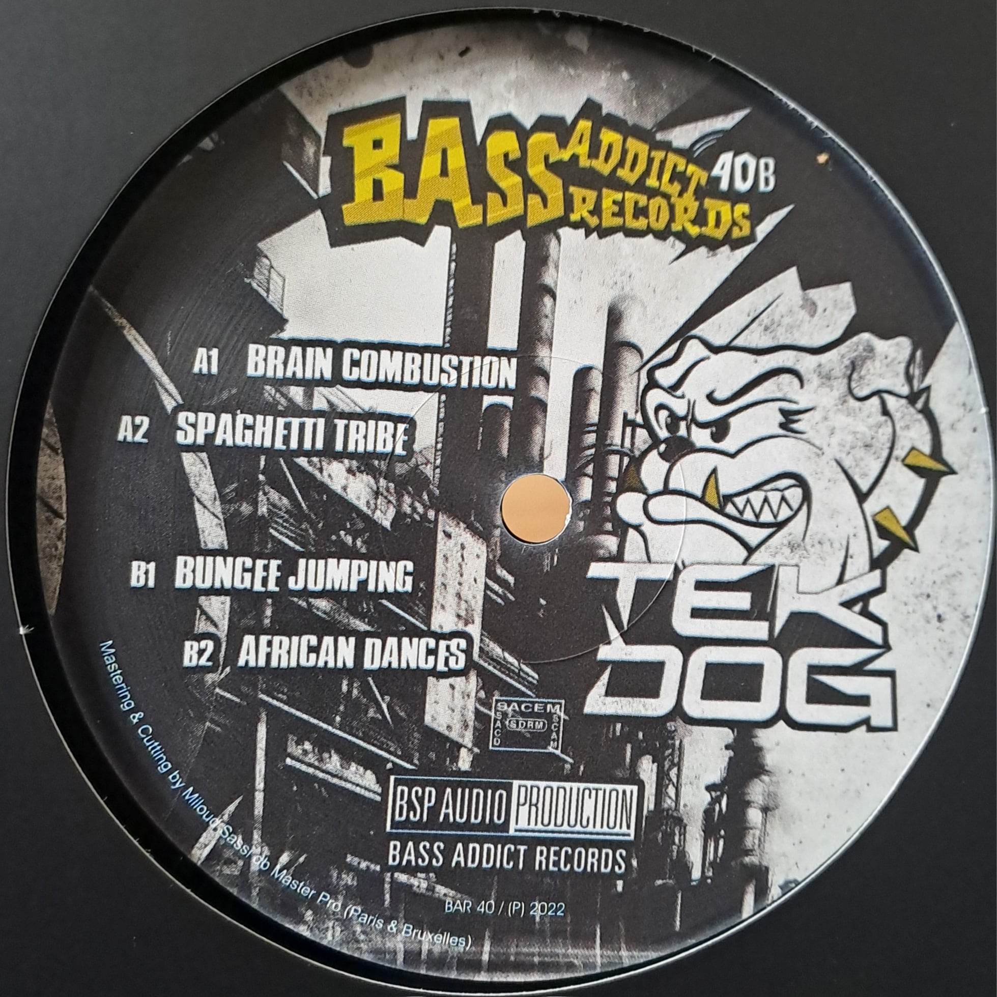Bass Addict 40 (toute dernière copie en stock) - vinyle Ragga
