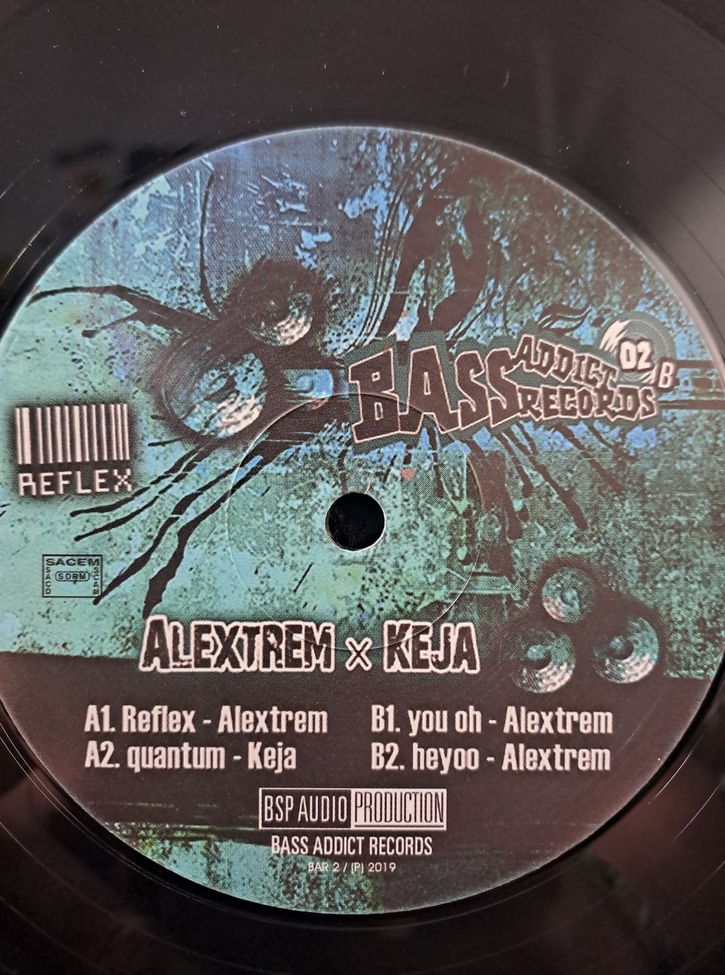 Bass Addict 02 - vinyle freetekno