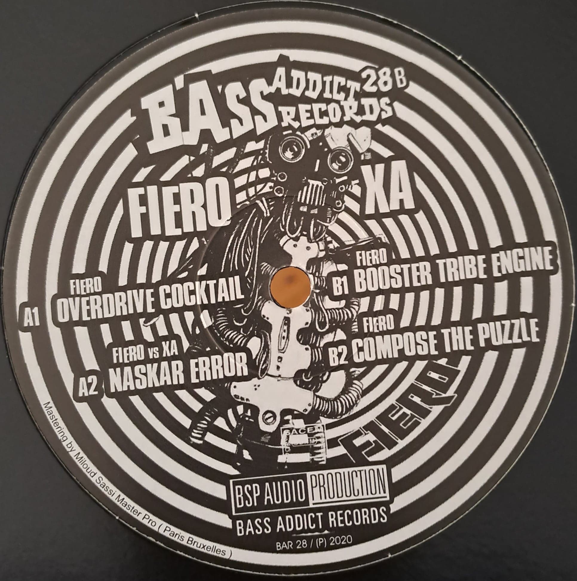 Bass Addict 28 - vinyle freetekno