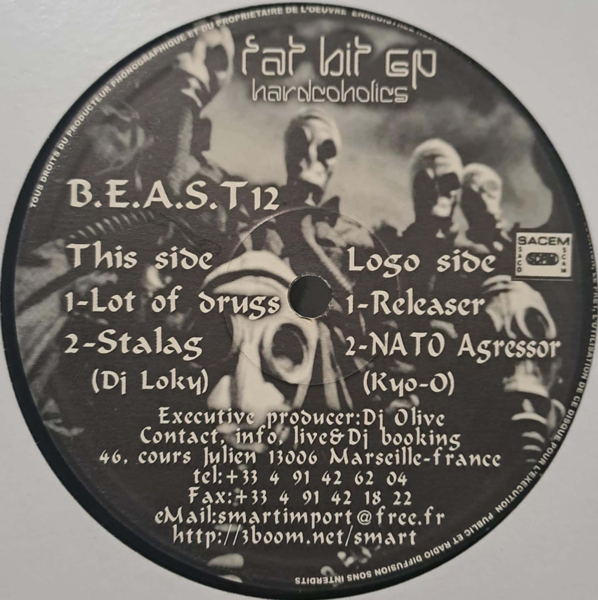 B.E.A.S.T. 12 - vinyle hardcore