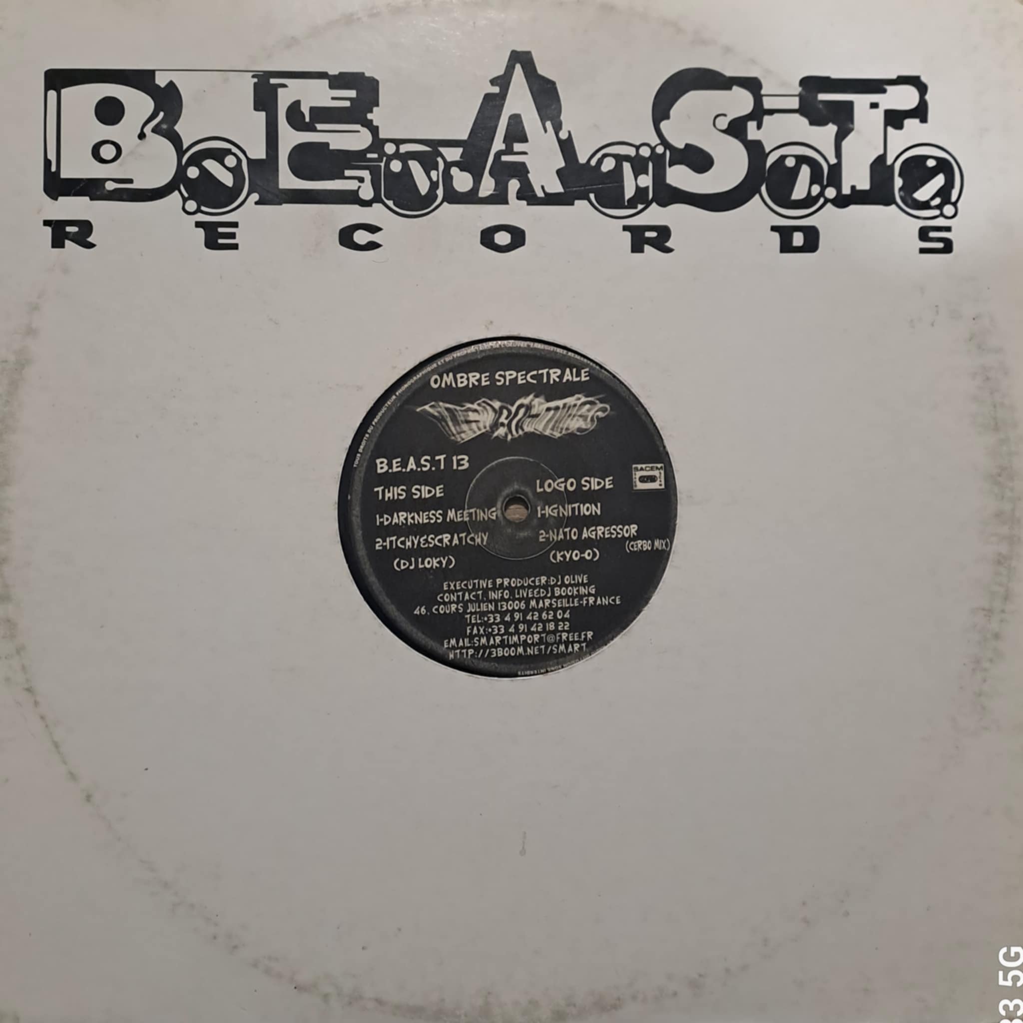 B.E.A.S.T. 13 - vinyle hardcore