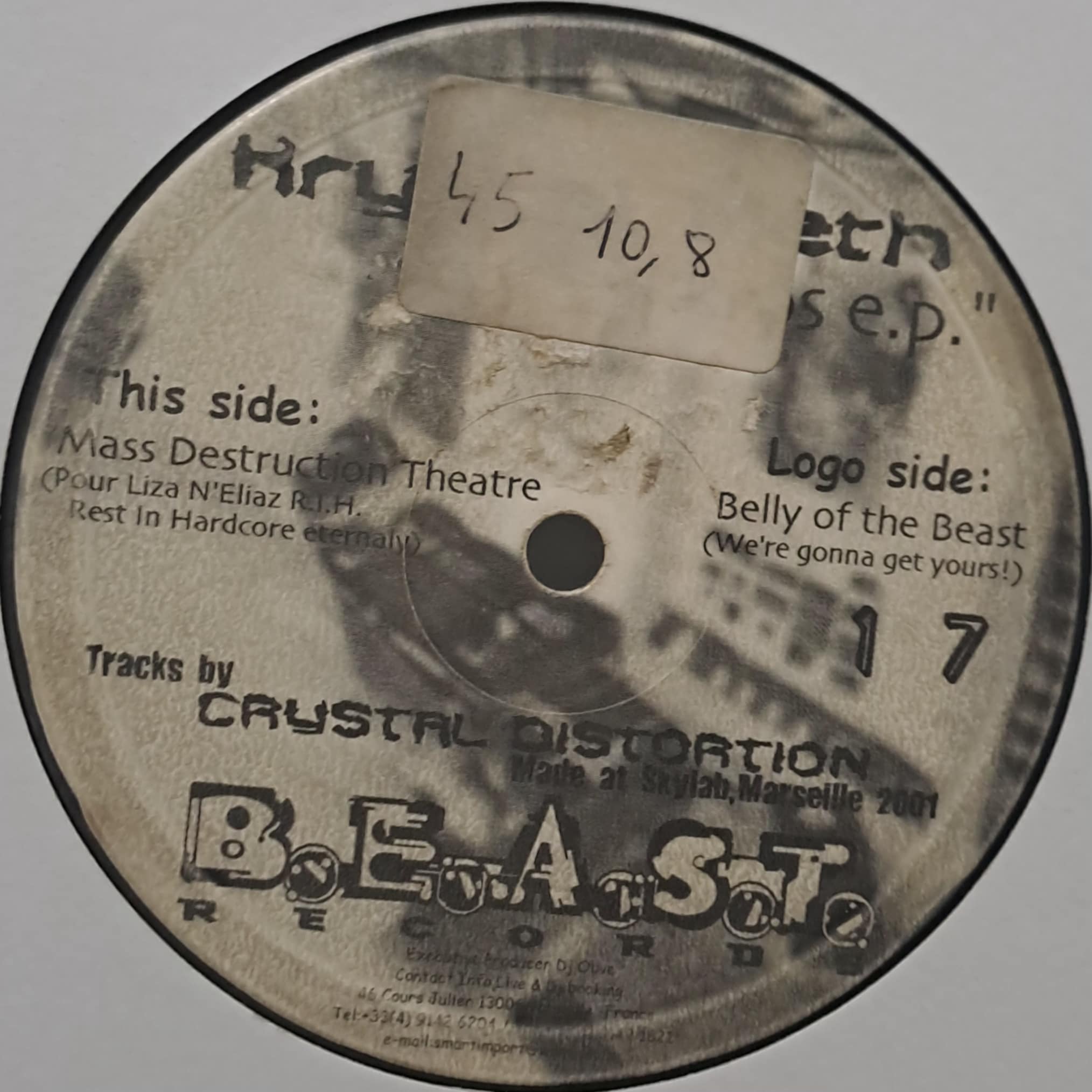 B.E.A.S.T. 17 - vinyle hardcore