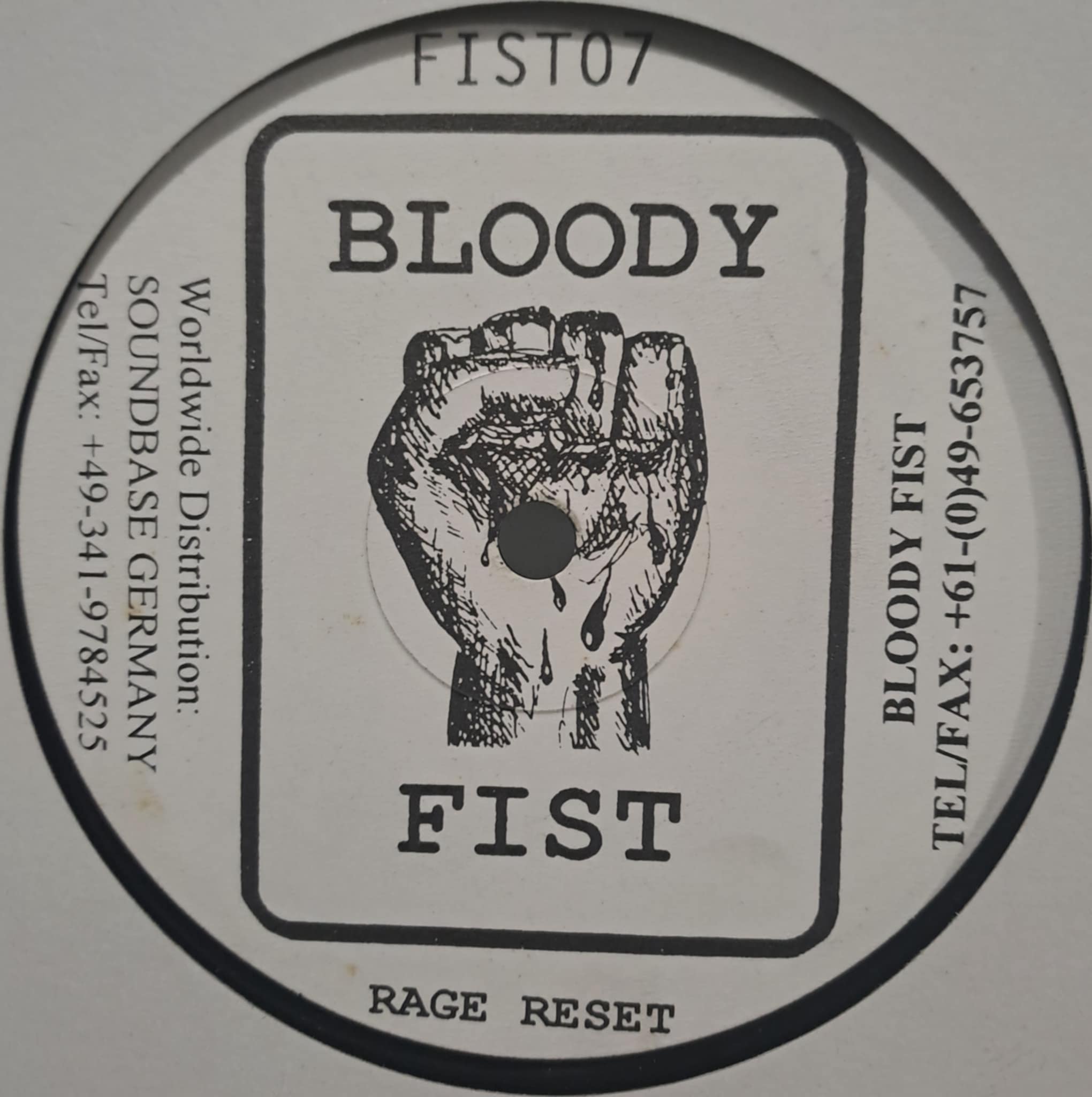 Bloody Fist Records 07 - vinyle hardcore