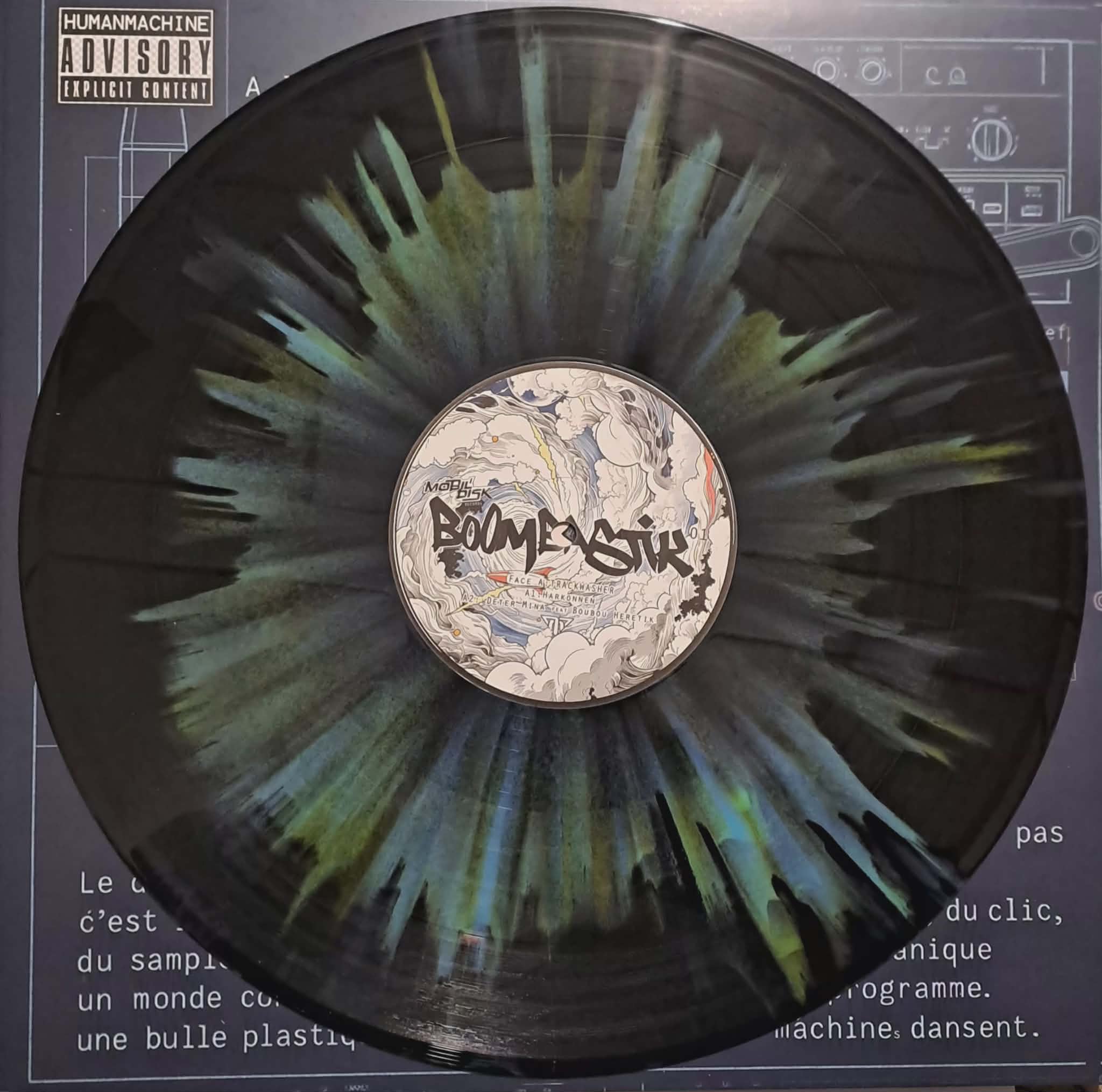 Boombastik 01 Splatter - vinyle freetekno