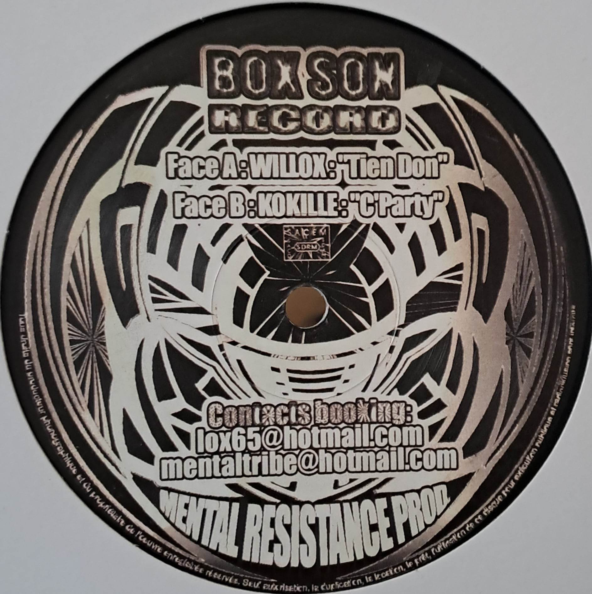 Box Son 001 - vinyle freetekno