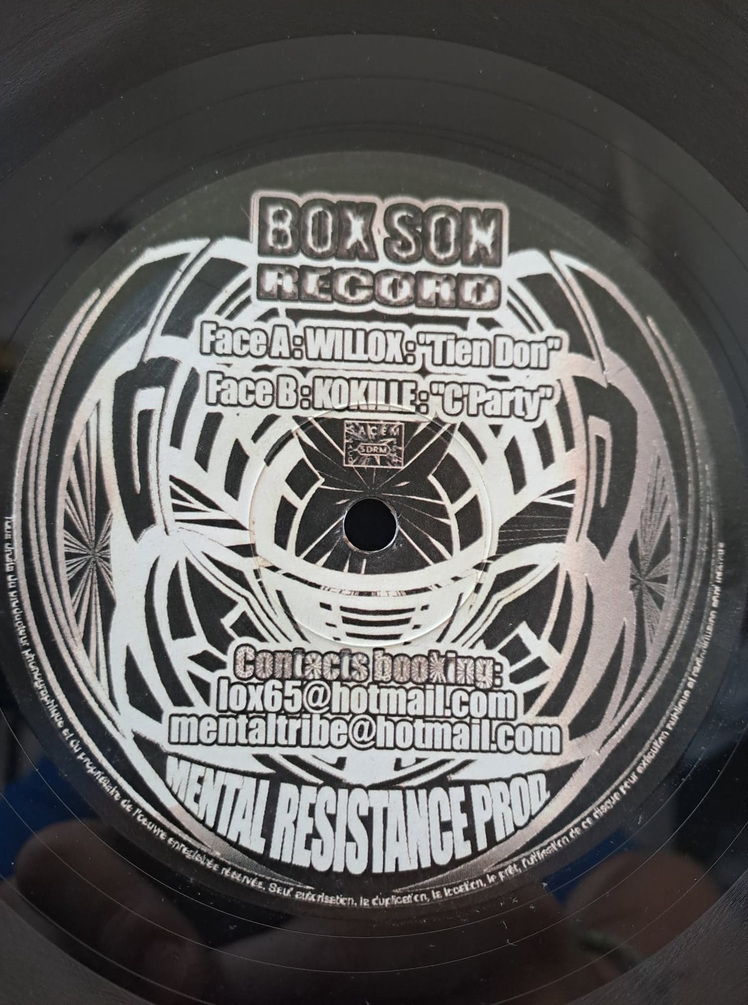 Box Son 01 - vinyle freetekno