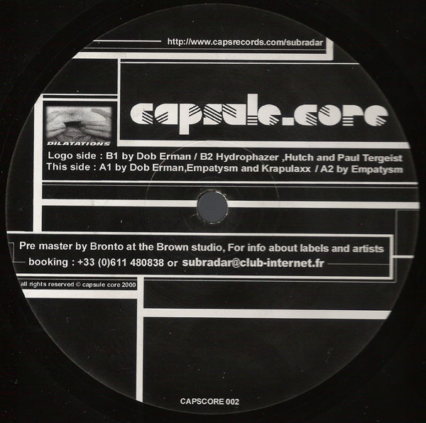 Capsule Core 002 - vinyle hardcore