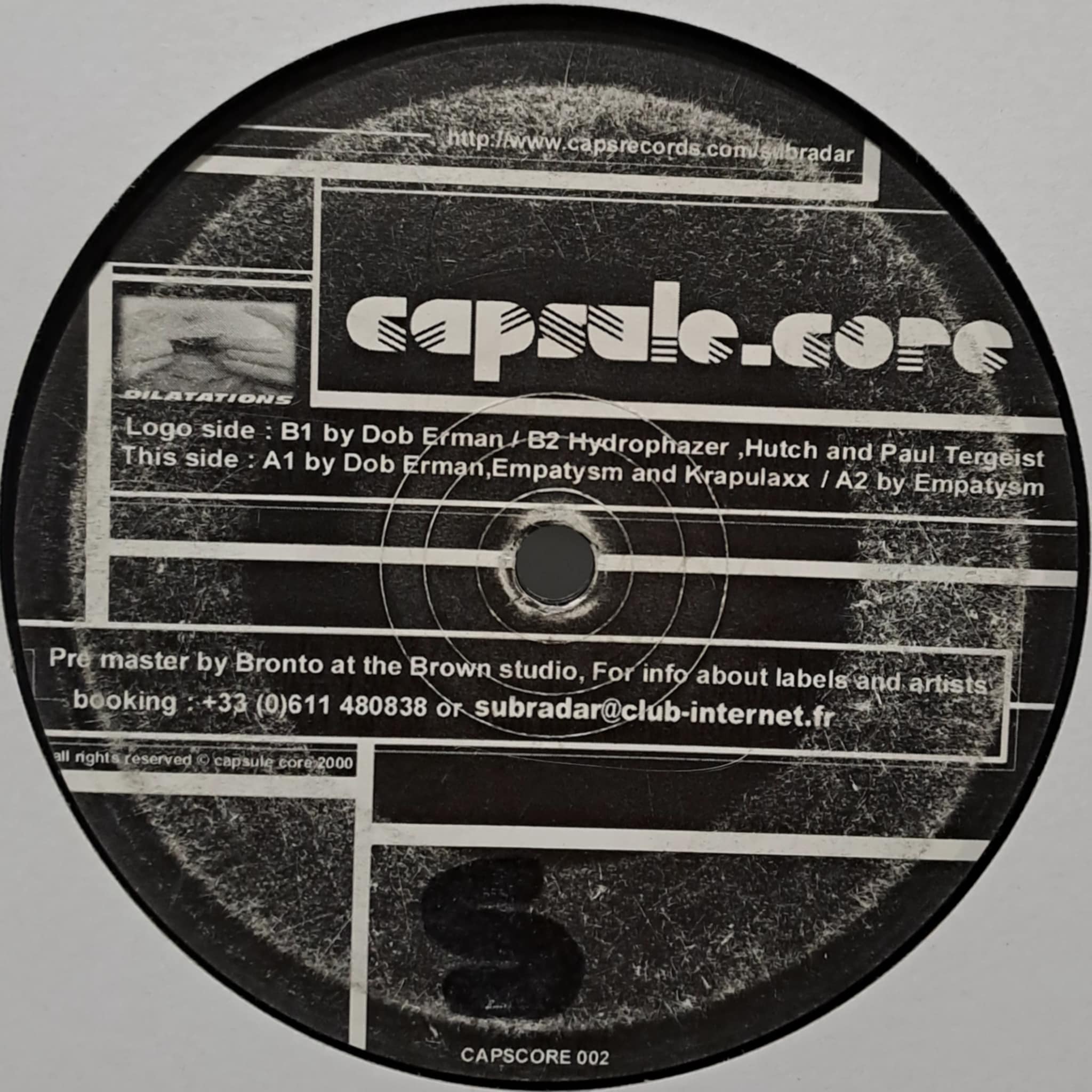 Capsule Core 02 (original) - vinyle hardcore