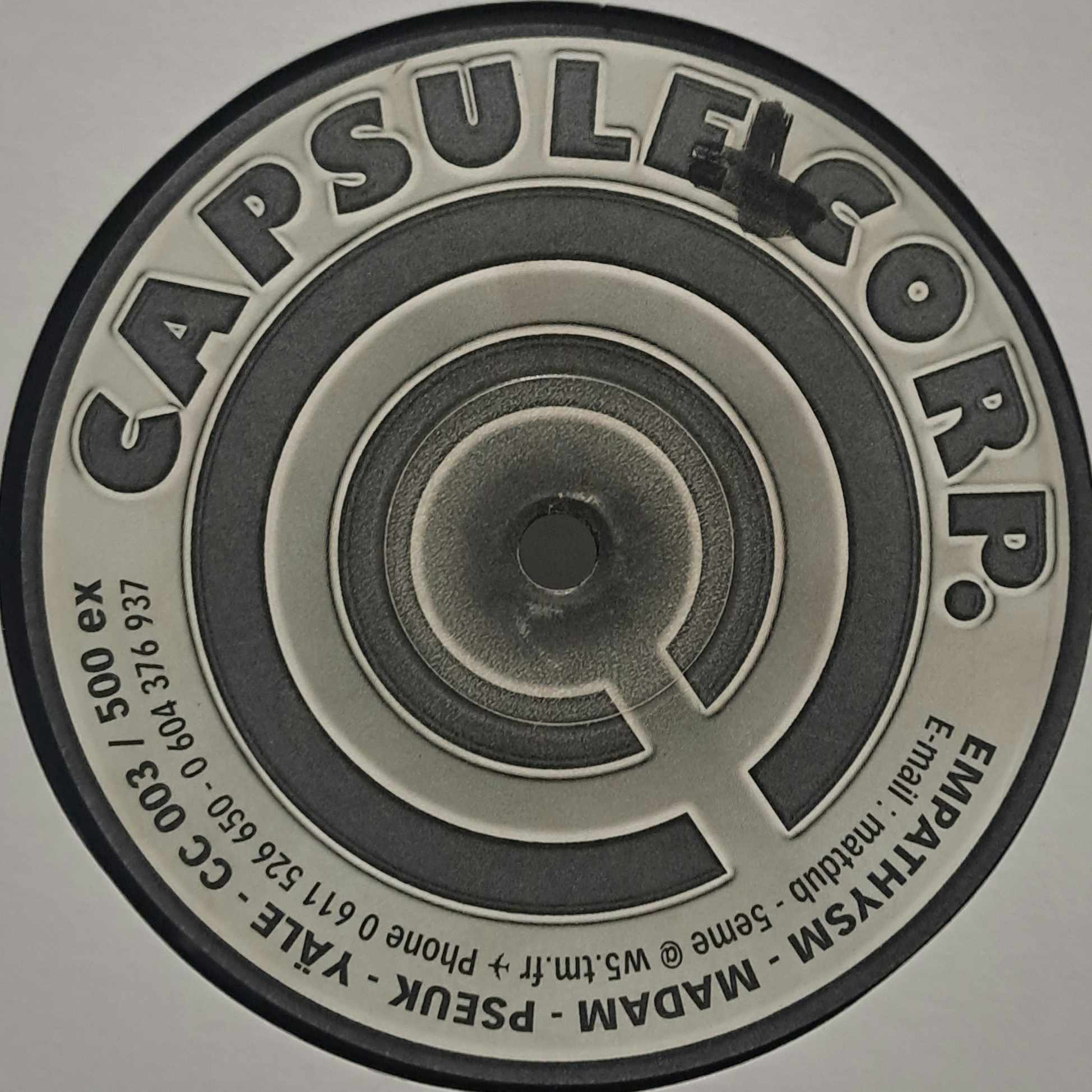 Capsule Corporation 03 - vinyle freetekno