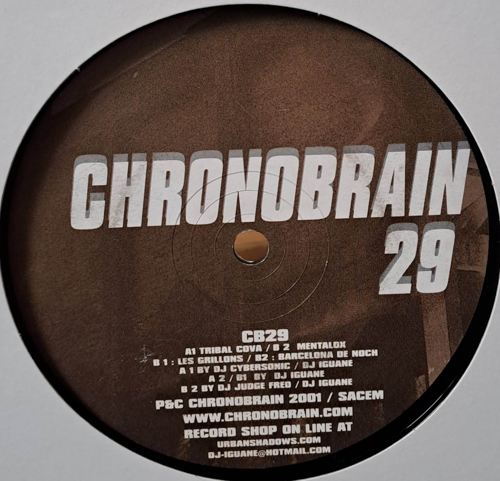 Chronobrain ‎29 - vinyle techno