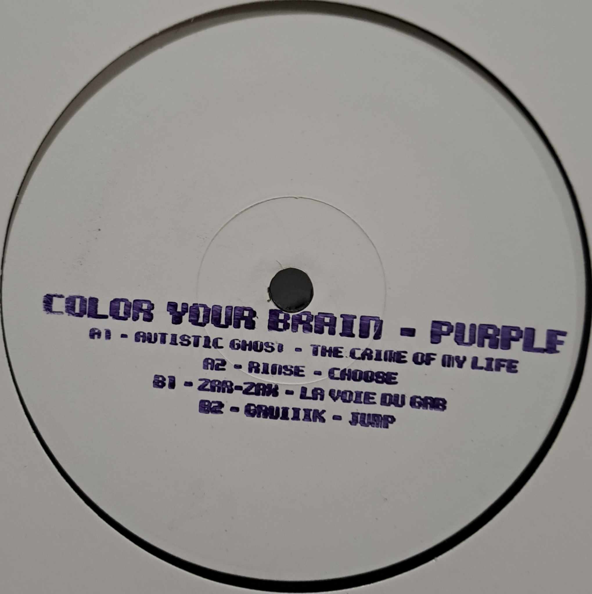 Color Your Brain - PURPLE - vinyle acid