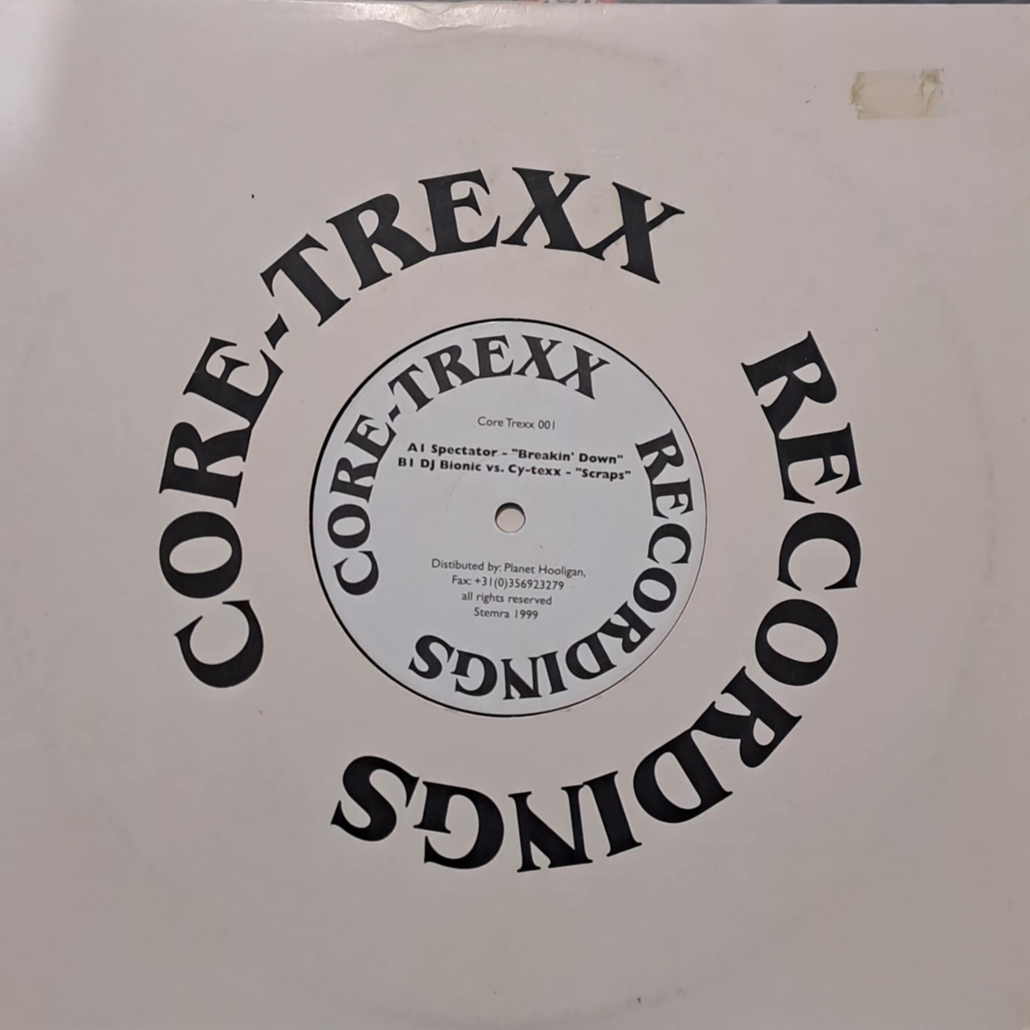 Core Trexx 001 - vinyle hardcore