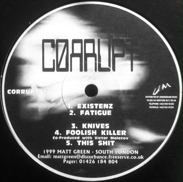 Corrupt 2 - vinyle hardcore
