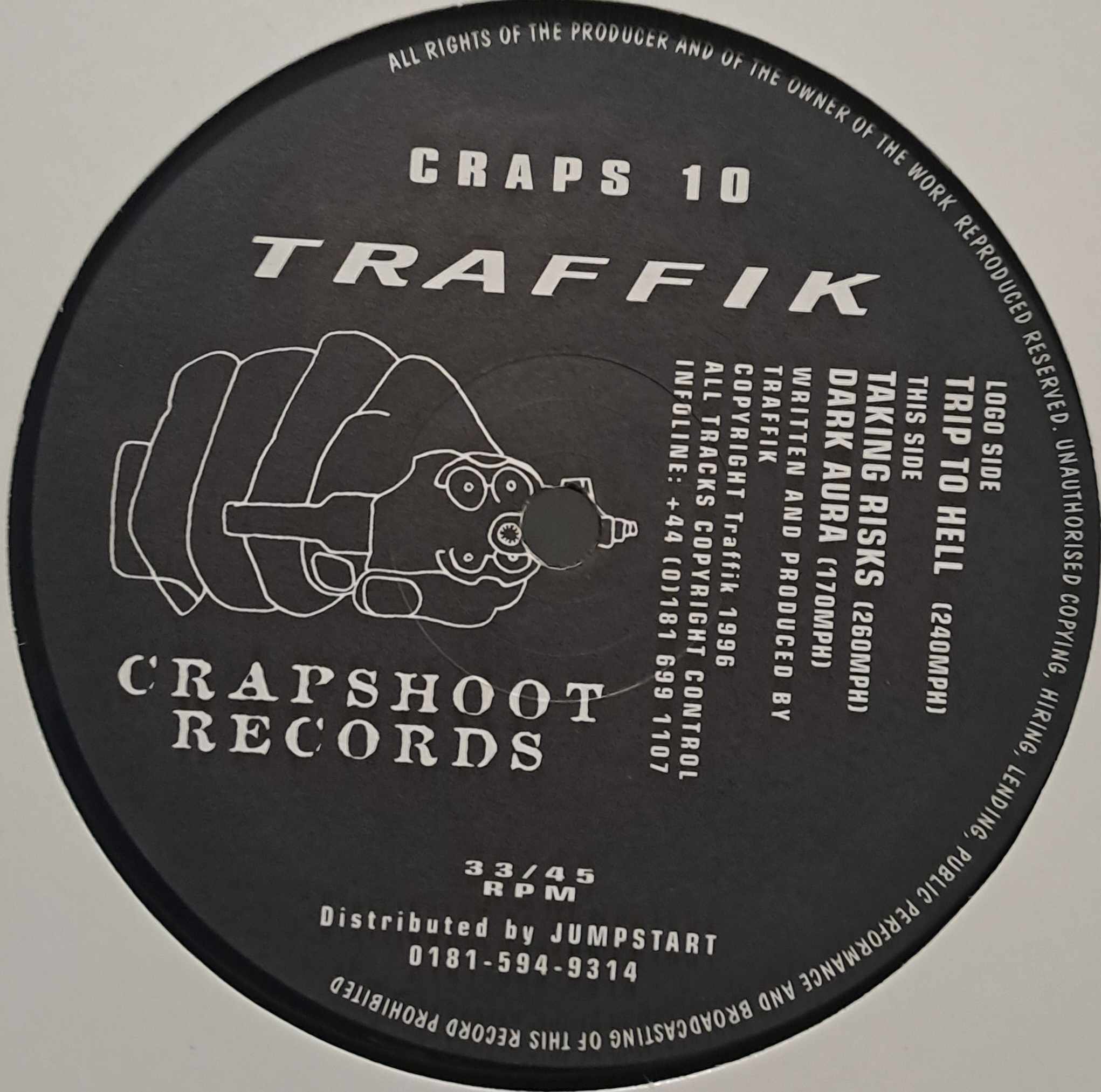 Crapshoot 10 - vinyle hardcore