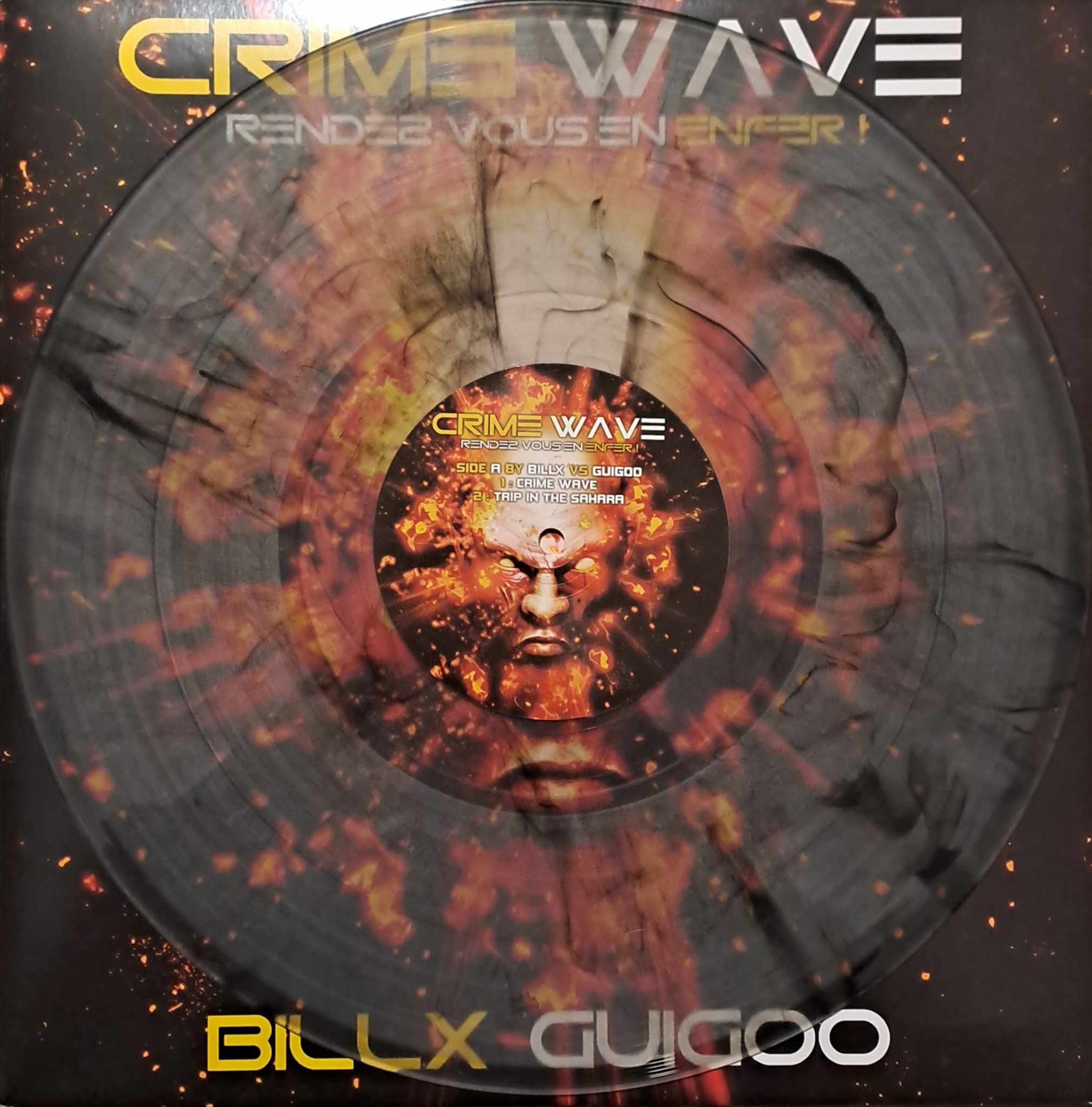 Crime Wave 01 - vinyle freetekno