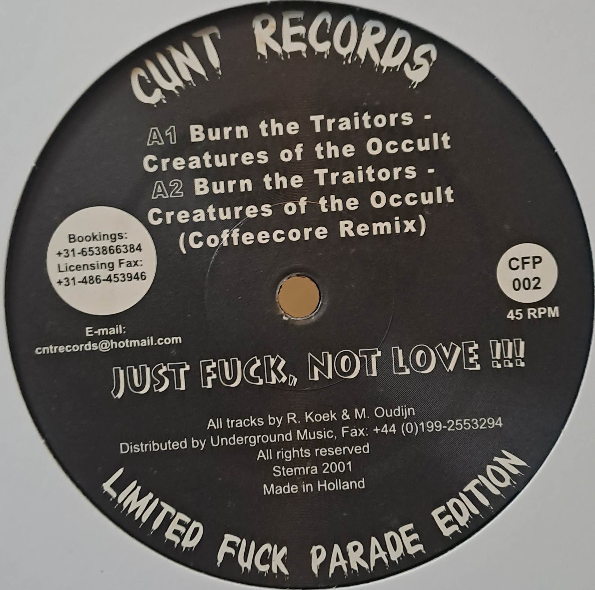 Cunt 02 - vinyle hardcore