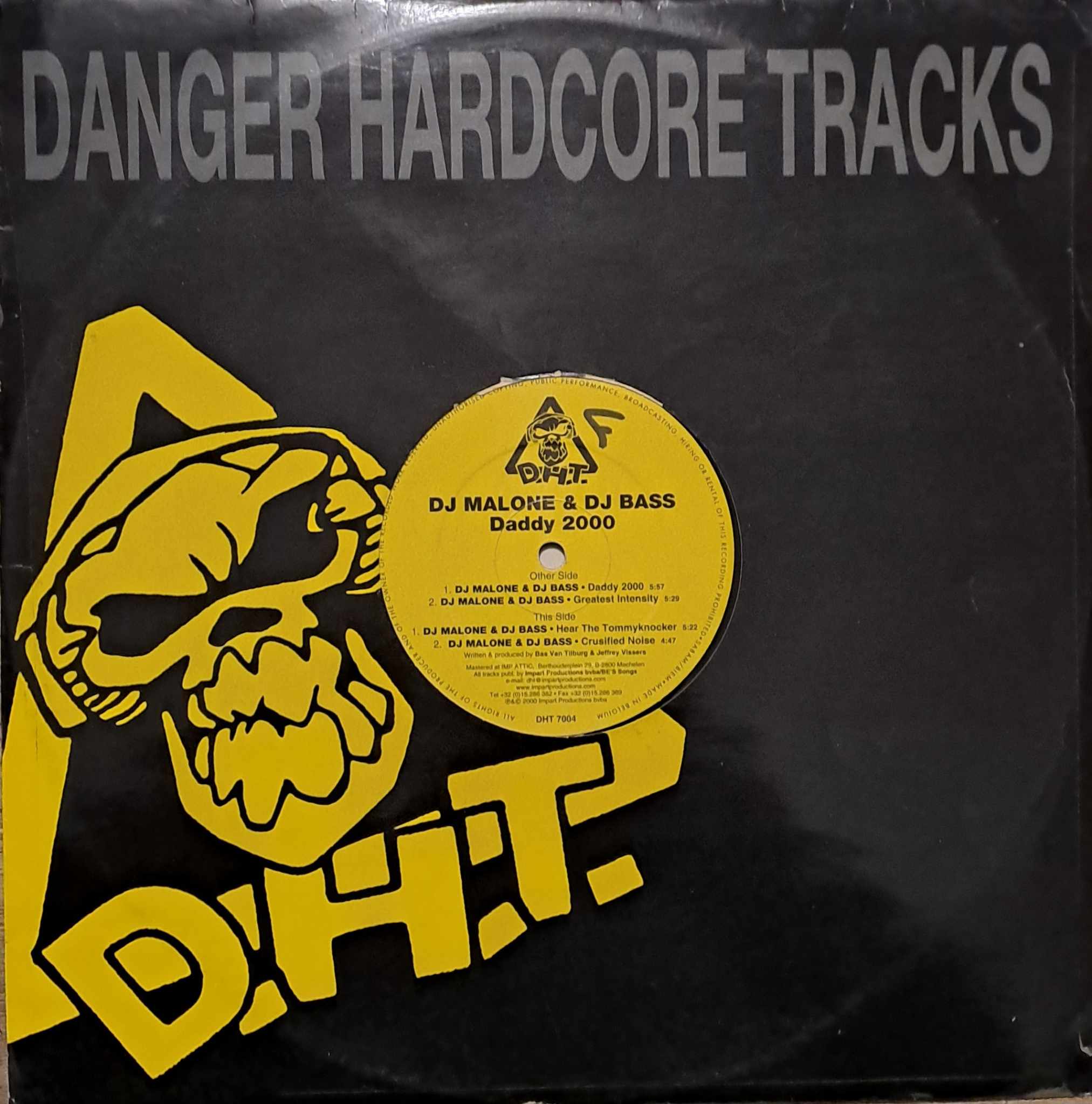 Danger Hardcore Tracks 7004 - vinyle gabber