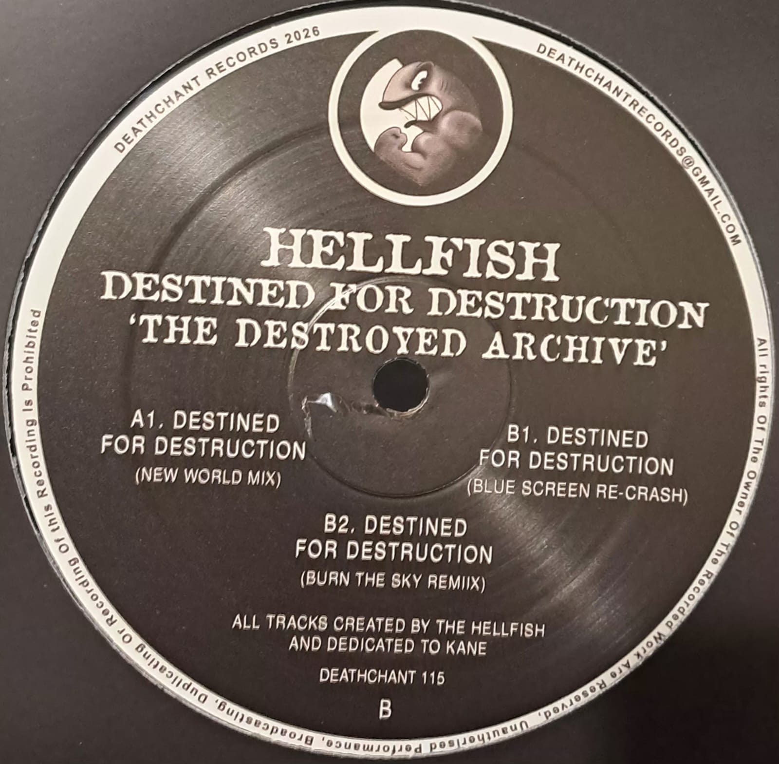 Deathchant 115 - vinyle hardcore