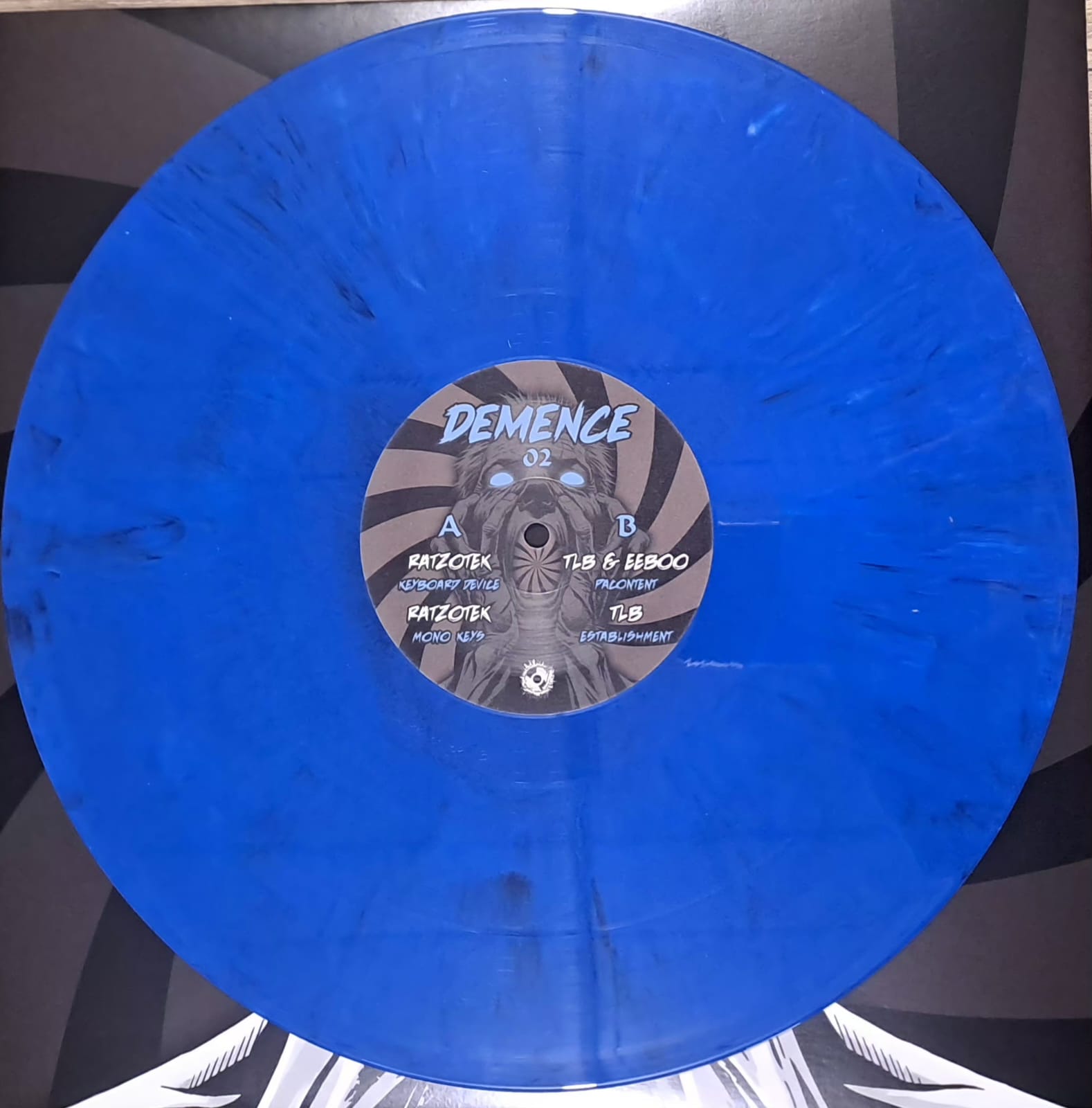 Démence 02 Marbré - vinyle freetekno