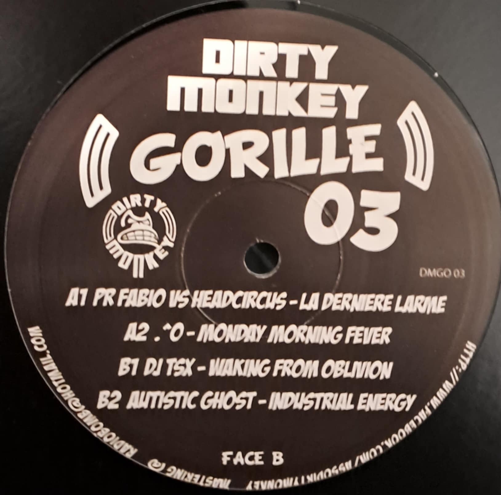 Dirty Monkey 03 - vinyle hardcore