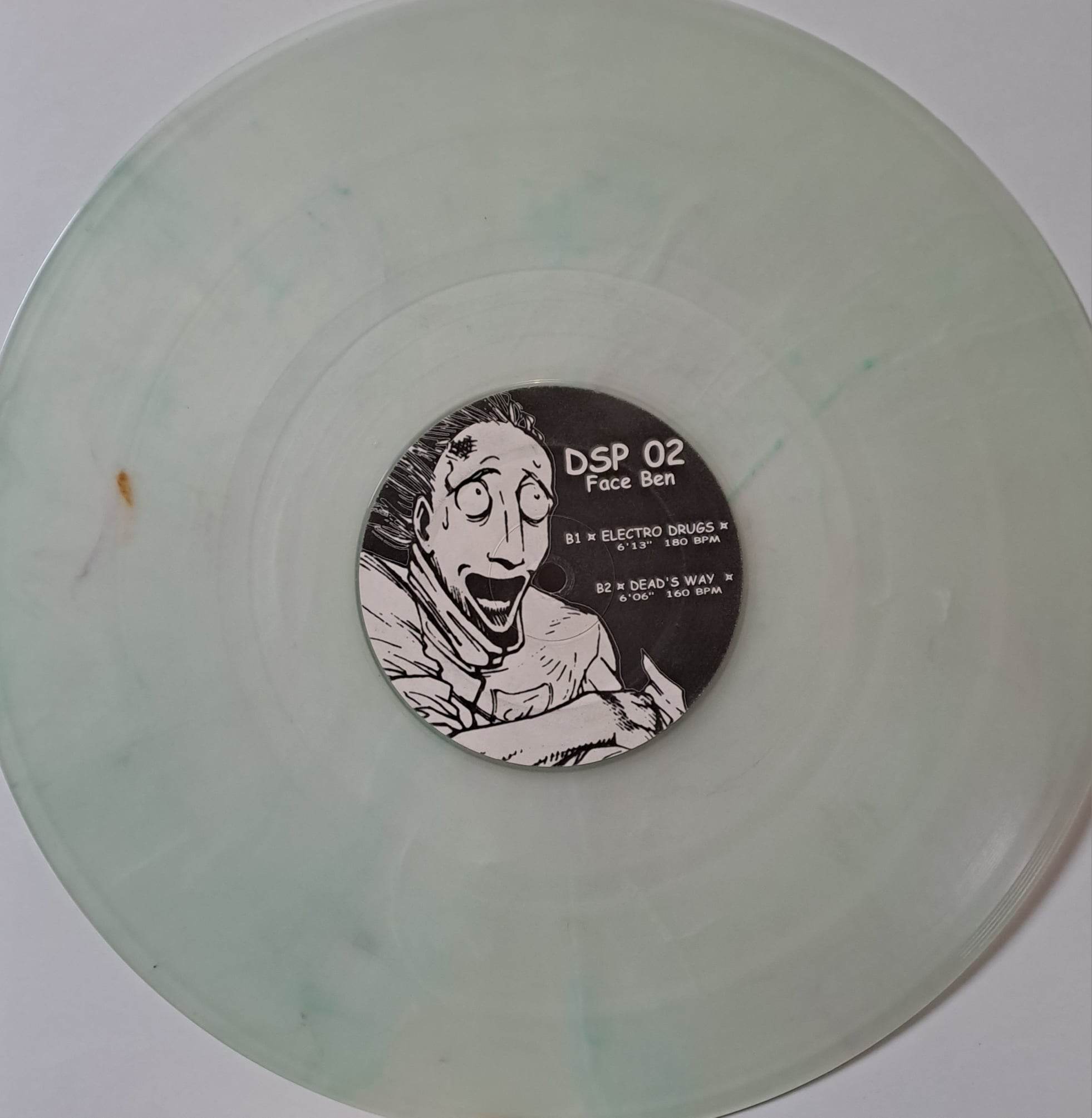 DSP 02 (Marbré translucide) - vinyle freetekno